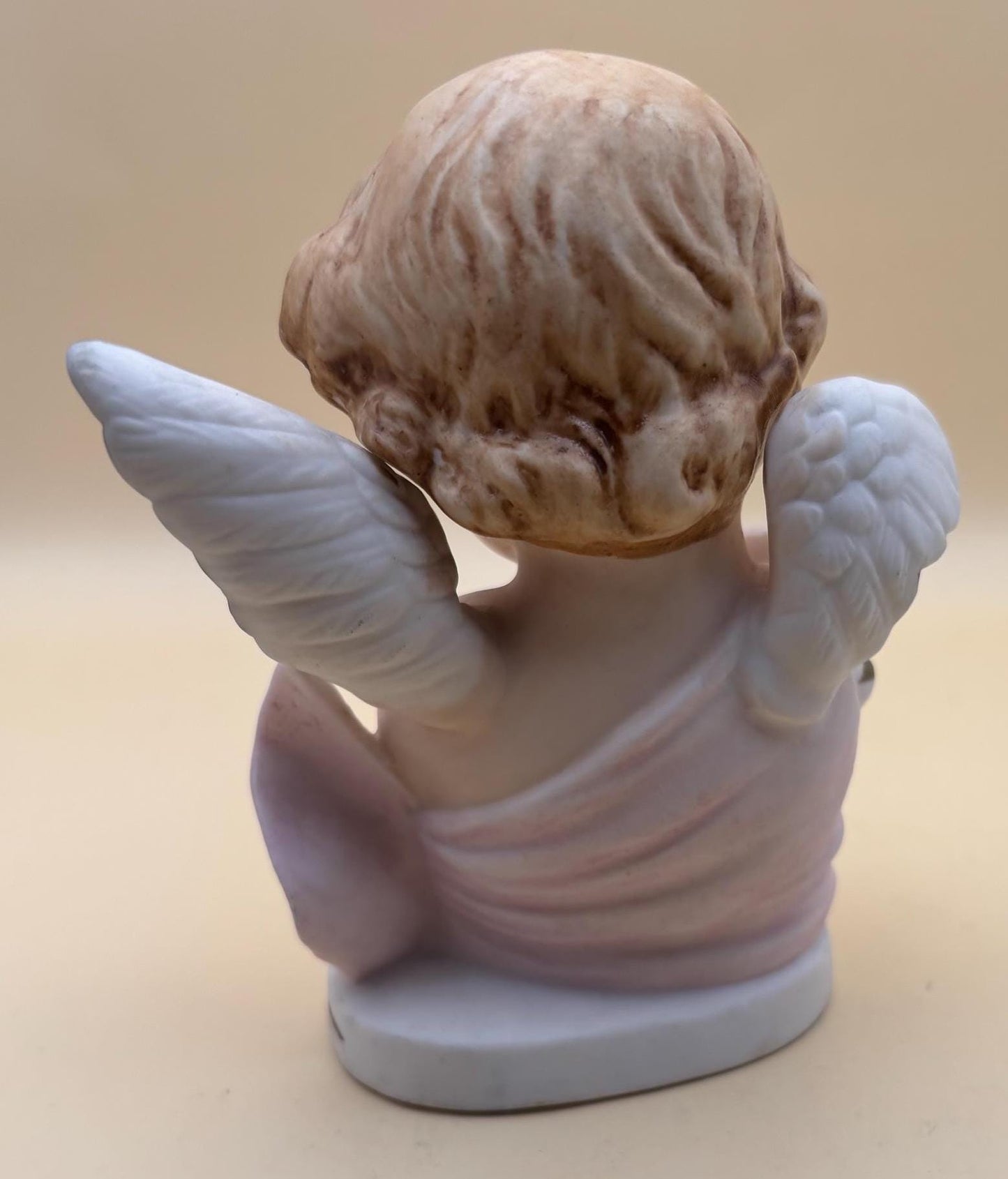 Vintage Angel with Wings and Flowers Figurine Fine China Angelic Capodimonte Style Figure Lover Antiques and Vintage