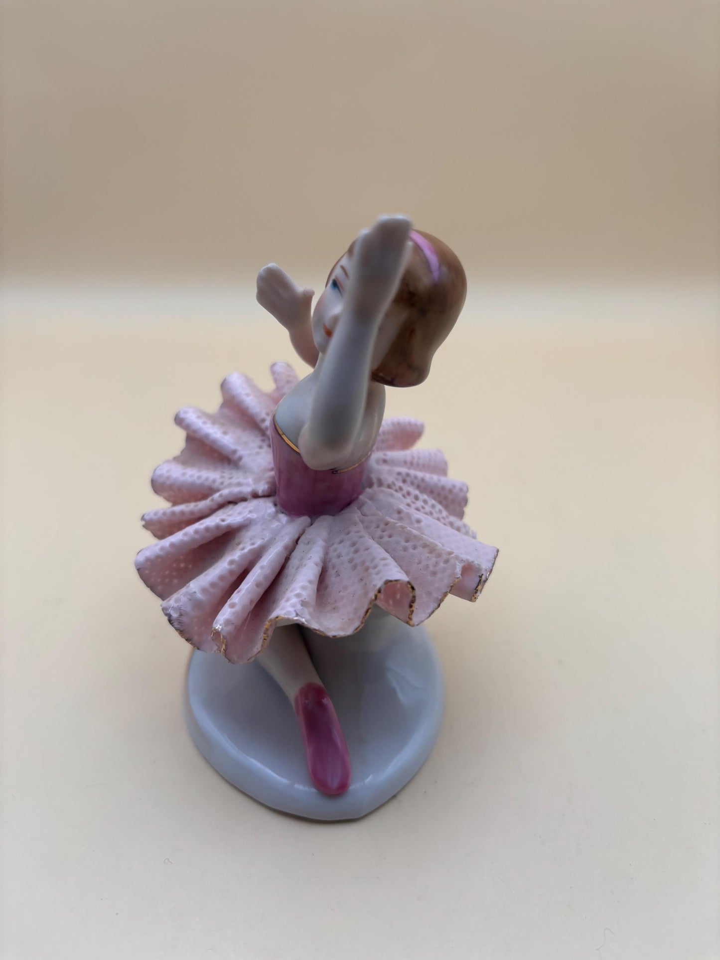 Vintage Ballerina Fine China Girl Dancer with Pink Made in Japan Girl Figurine Lover Antiques and Vintage