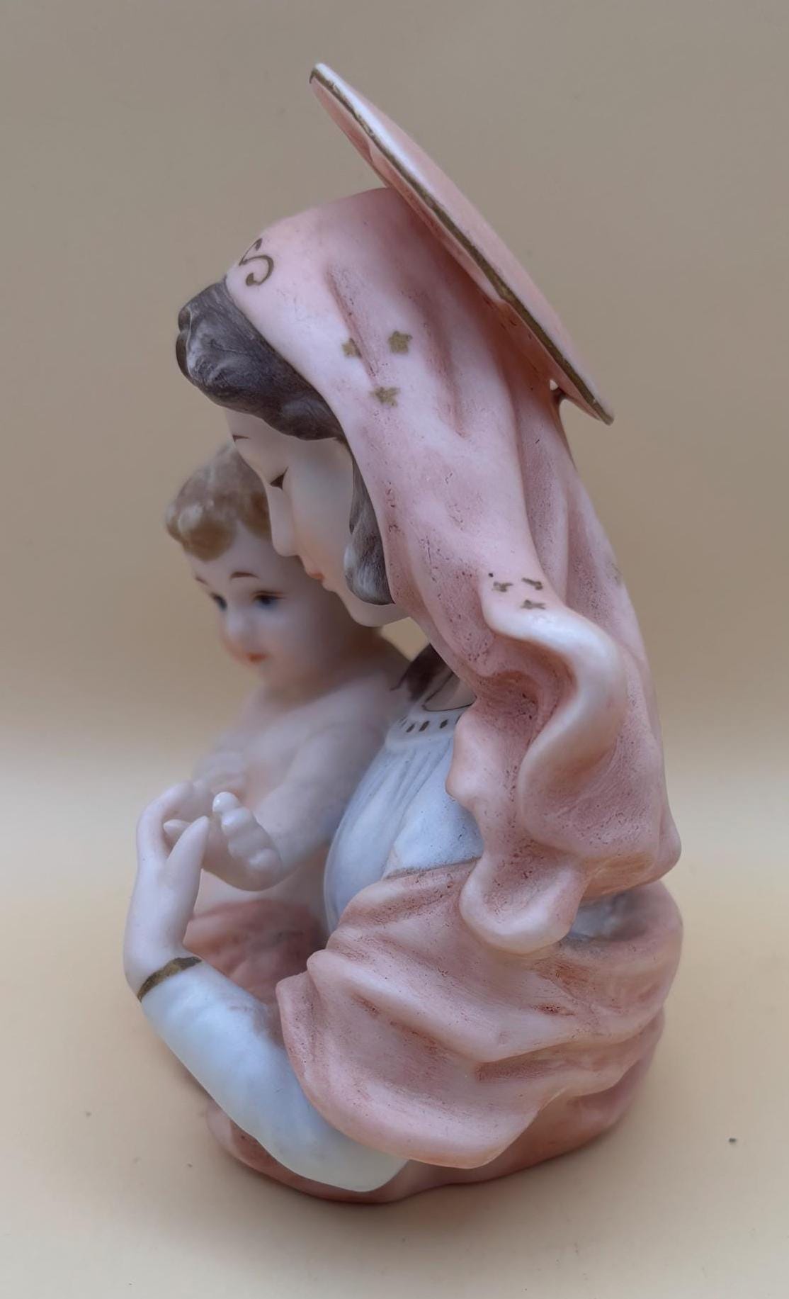 Vintage Mother and Child Bone China TILSO Mary & Jesus Porcelain Figurine Hand Painted Lover Antiques and Vintage