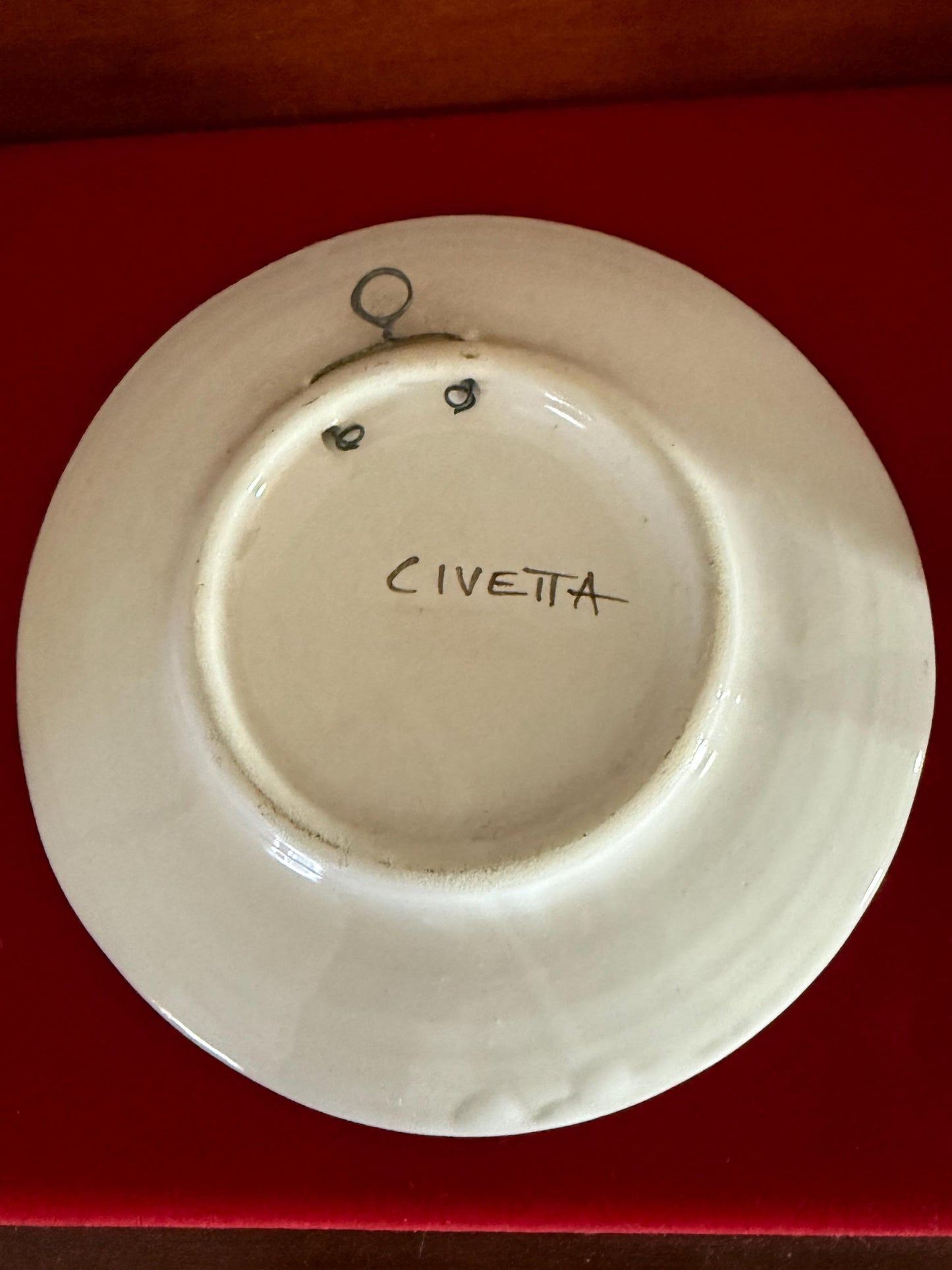 Vintage Palio di Siena Owl Plate Owl Porcelain Plate Lover Antiques and Vintage