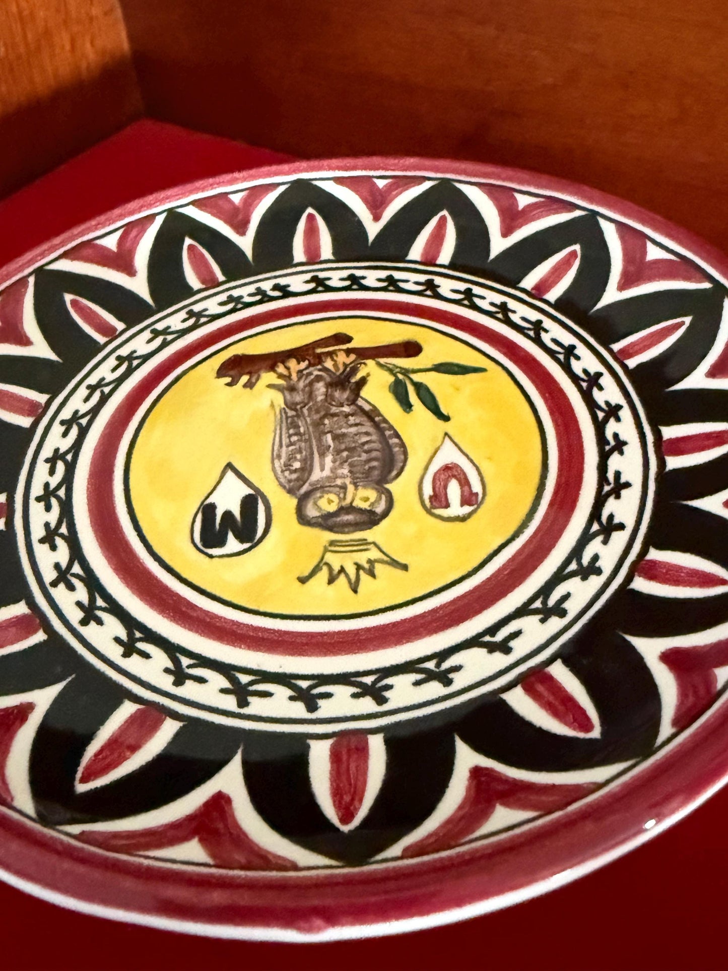 Vintage Palio di Siena Owl Plate Owl Porcelain Plate Lover Antiques and Vintage
