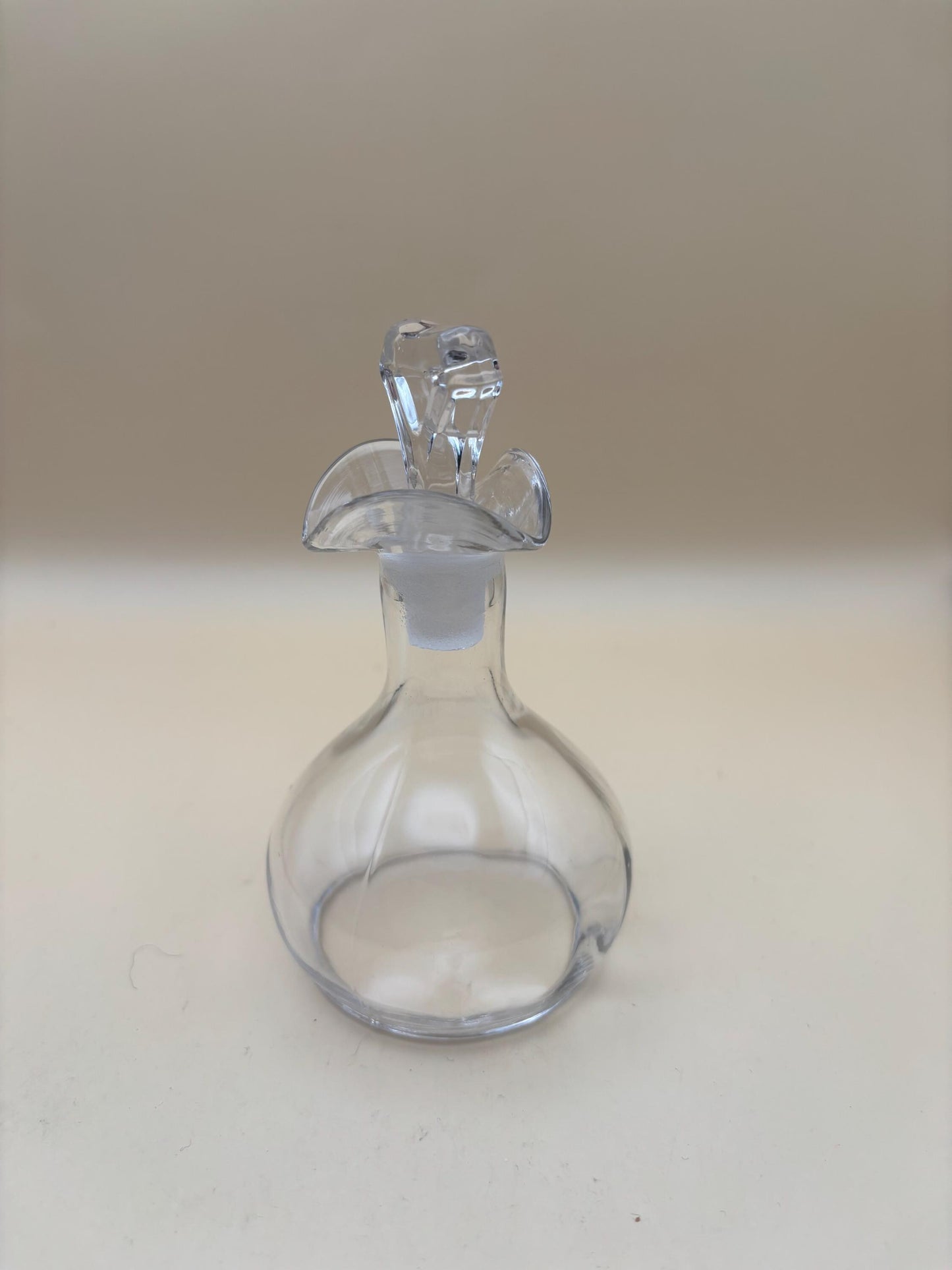 Vintage LG Wright Glass Co Daisy & Cube Amber Goblet Lover Antiques and Vintage