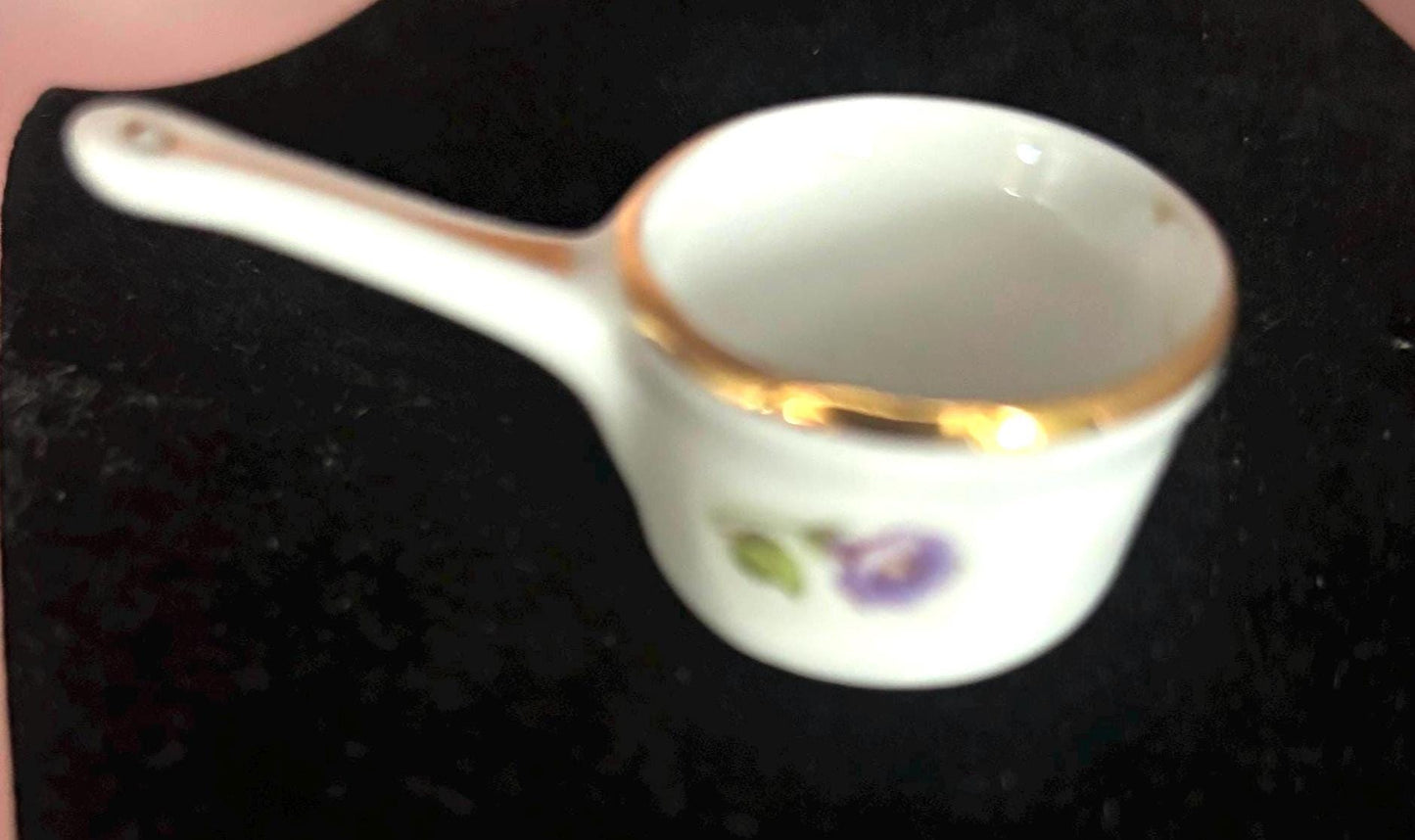 Vintage Lasserre Restaurant Paris Souvenir Miniature Sauce Pan Lover Antiques and Vintage