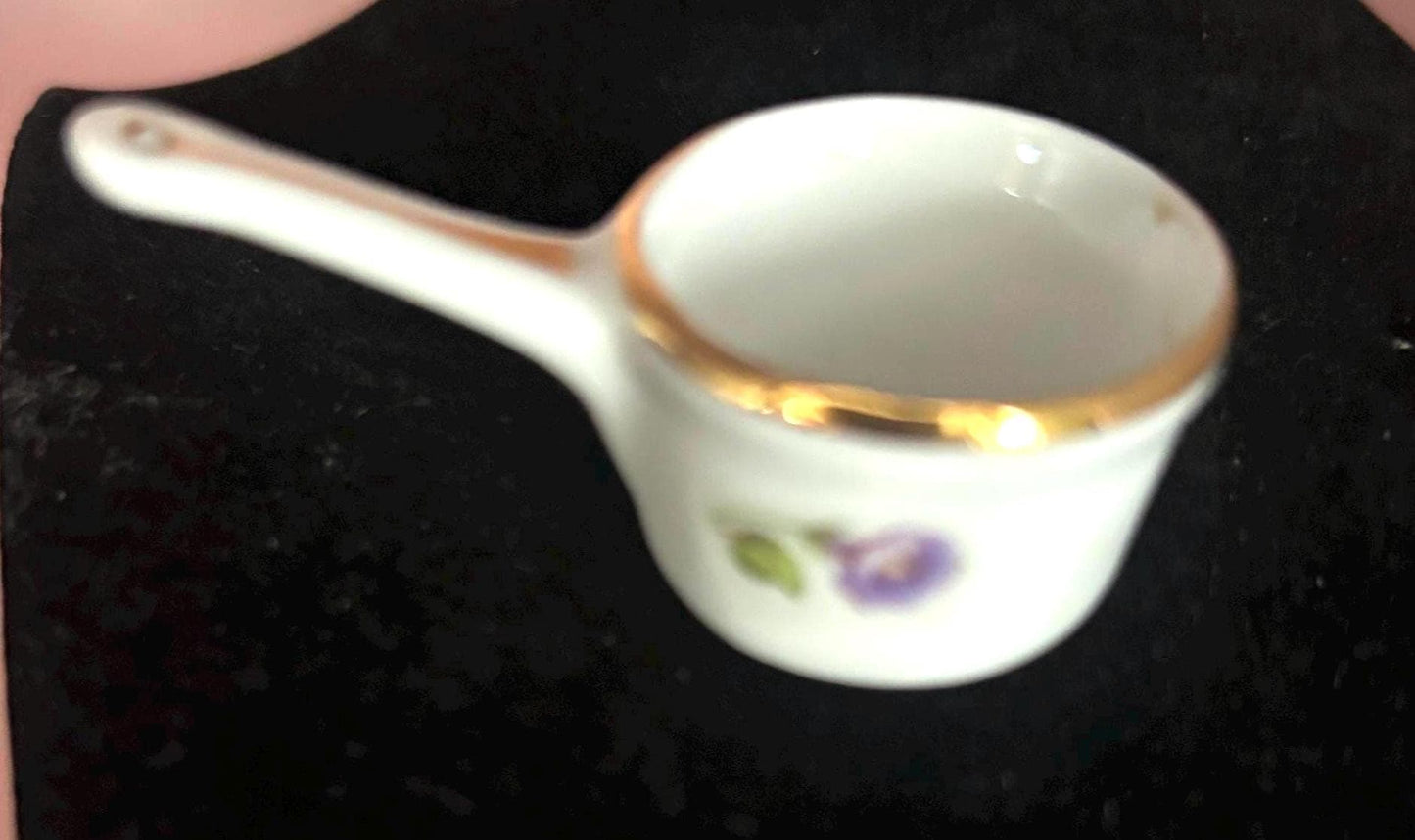 Vintage Lasserre Restaurant Paris Souvenir Miniature Sauce Pan Lover Antiques and Vintage