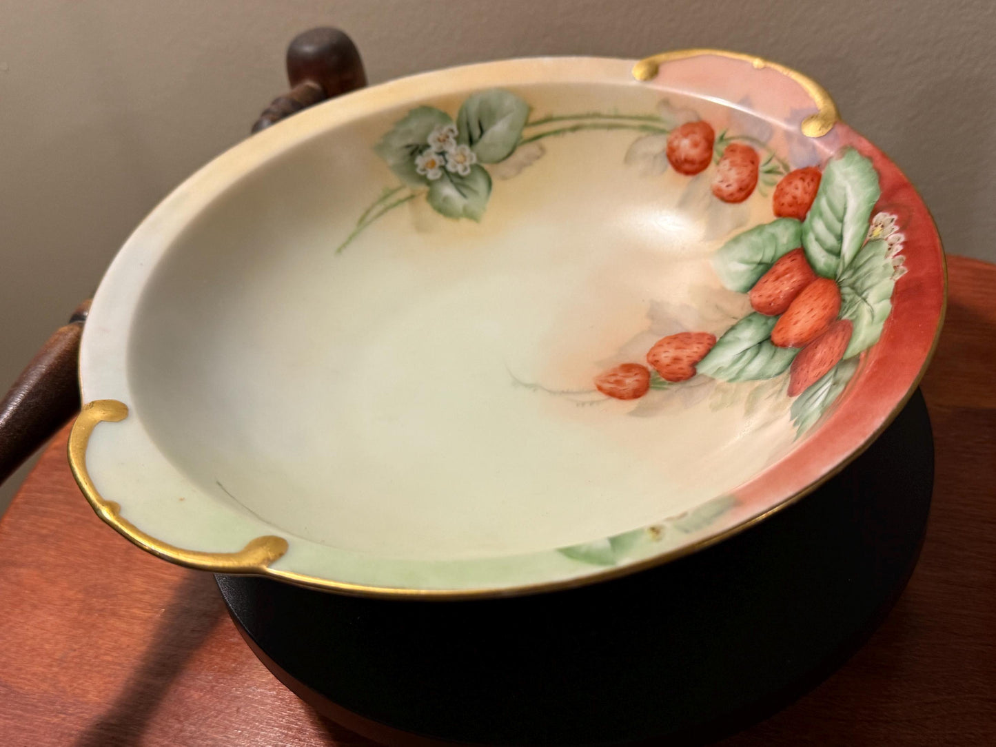Vintage Thomas Sevres Bavaria Strawberry Bowl Strawberries Design Lover Antiques and Vintage