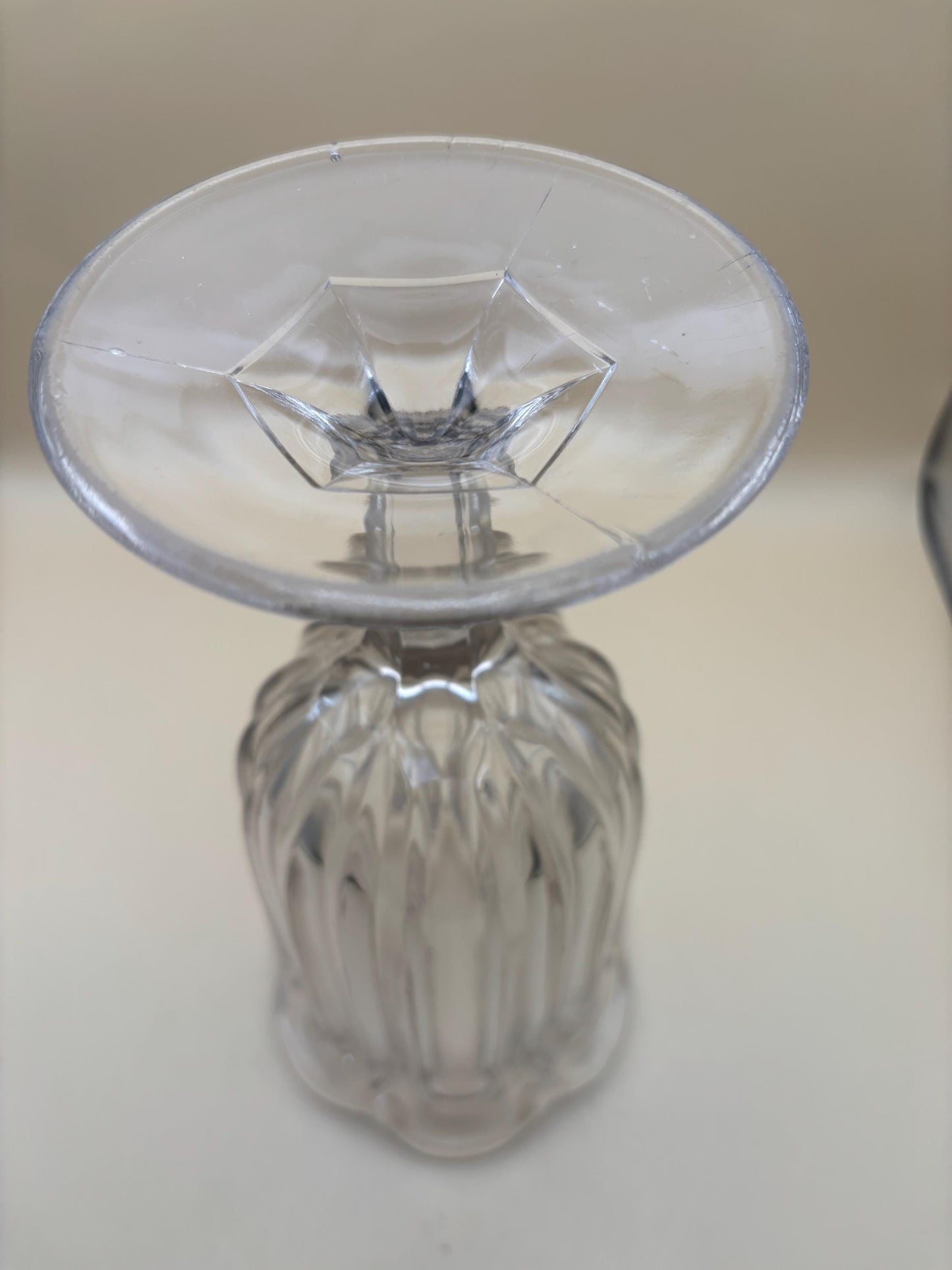 Antique Celery Footed Vase Specialty Glass Vase with Ruffled Mouth Lover Antiques and Vintage