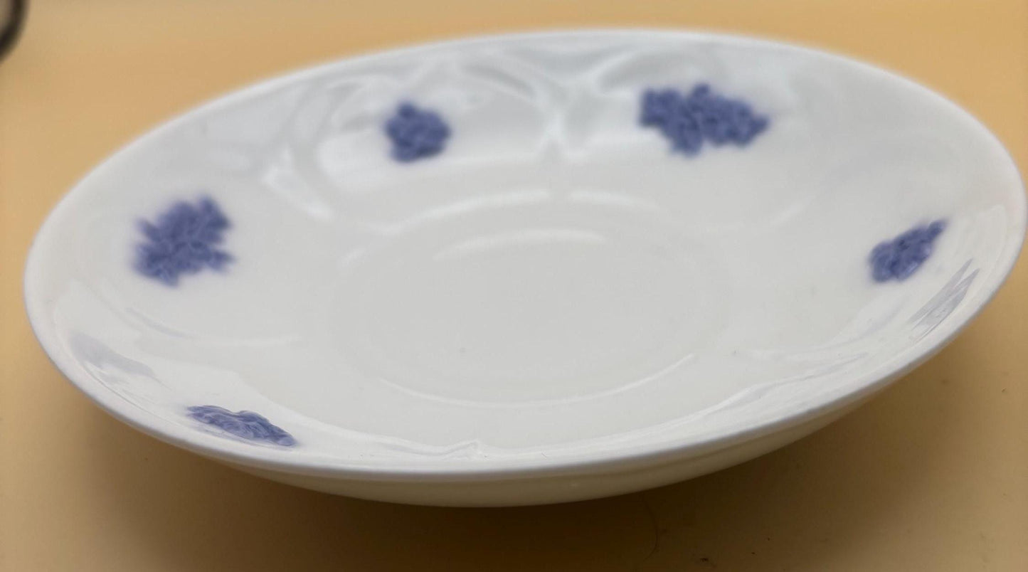 Vintage Adderley Ware China Blue Chelsea Bowl Sprig Porcelain Grape Lover Antiques and Vintage