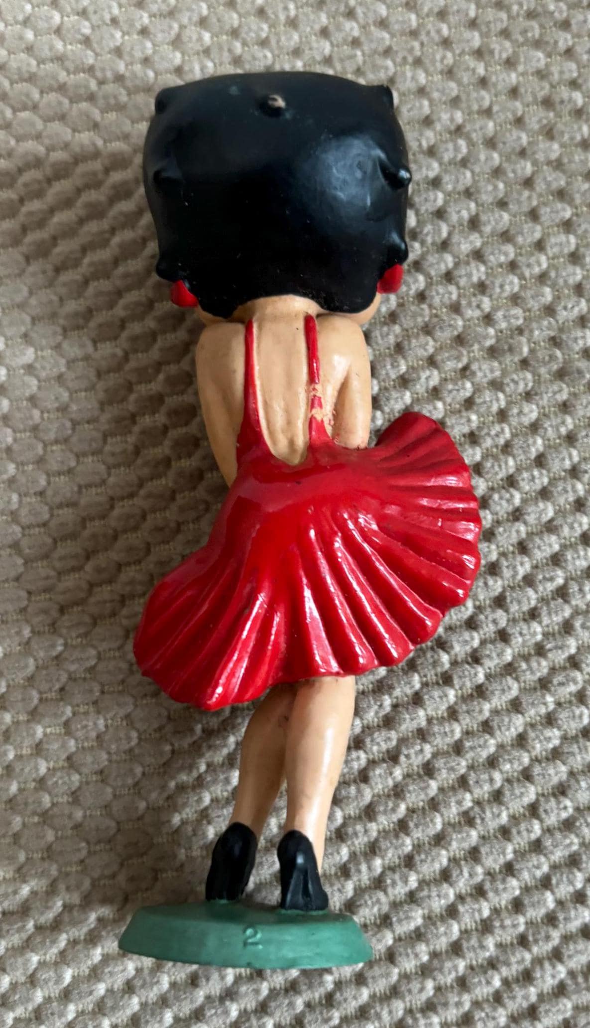Vintage Betty Boop Statue with the Red Frilly Dress KFS/FS Bully West Germany Europe Dated 1989 Figurine Lover Antiques and Vintage