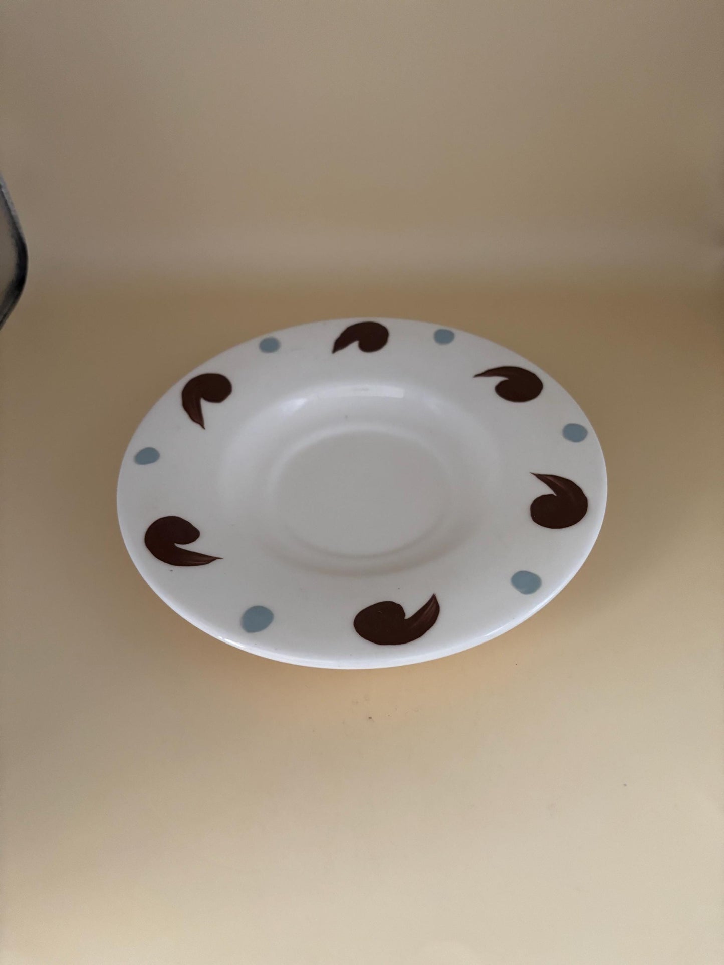 Vintage California Cleminson Plate Hand Painted Pottery Dish Lover Antiques and Vintage