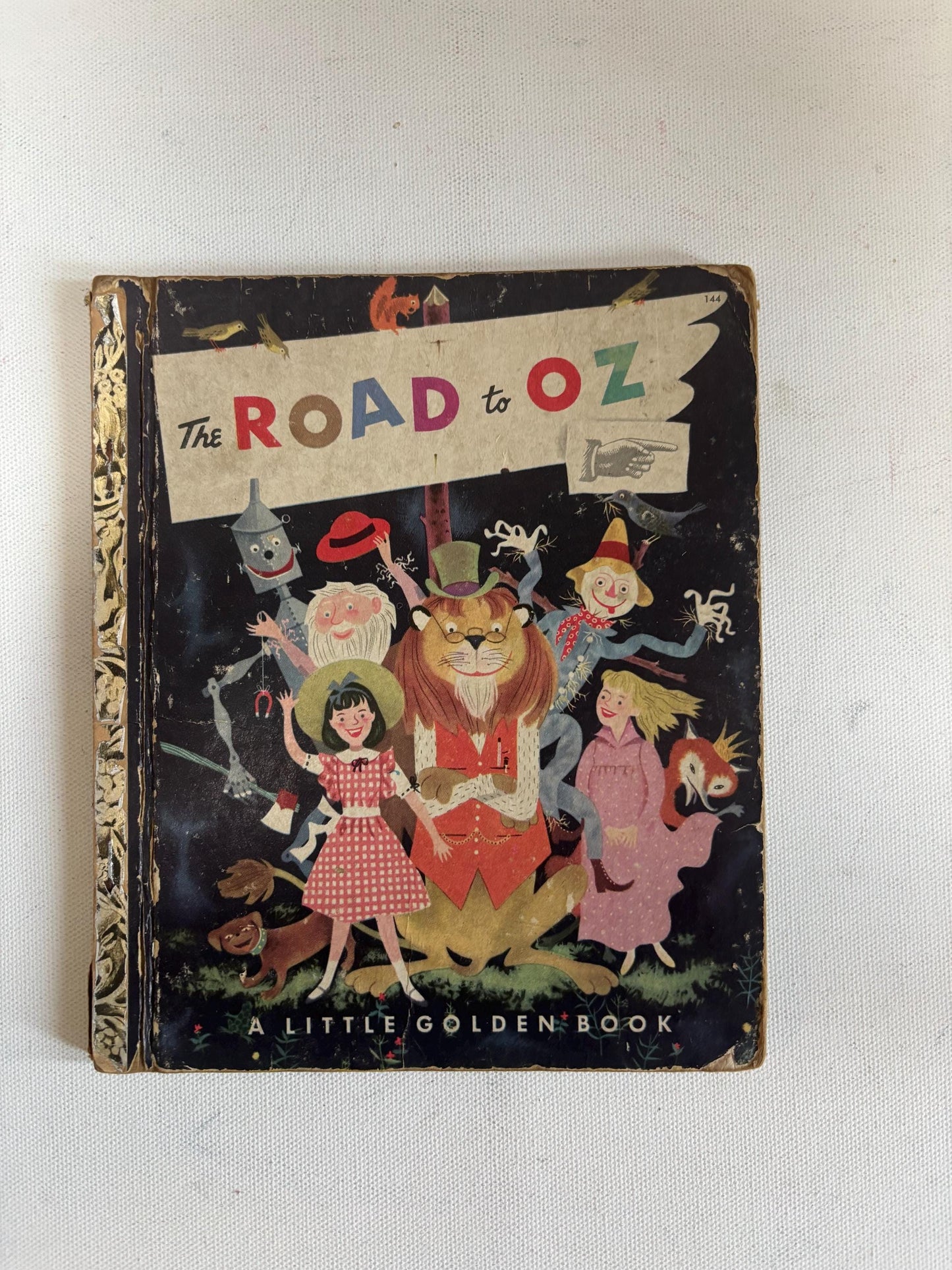 Vintage The Road to Oz by Frank Baum The Wizard of Oz Little Golden Book Lover Antiques and Vintage