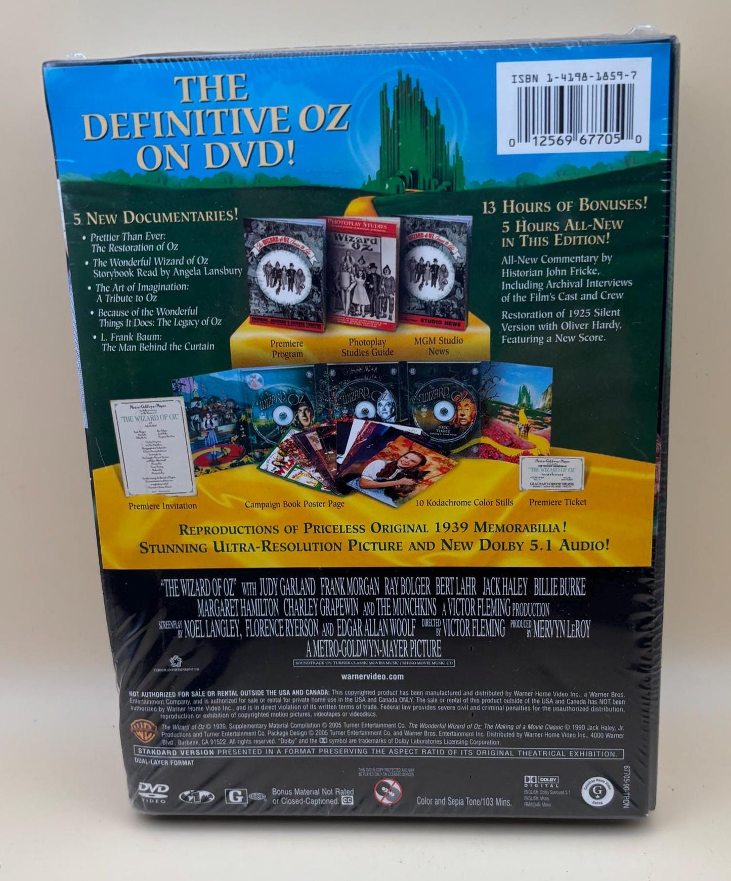 Vintage The Wizard of Oz Collectors Edition DVD Box Set Antiques and Vintage