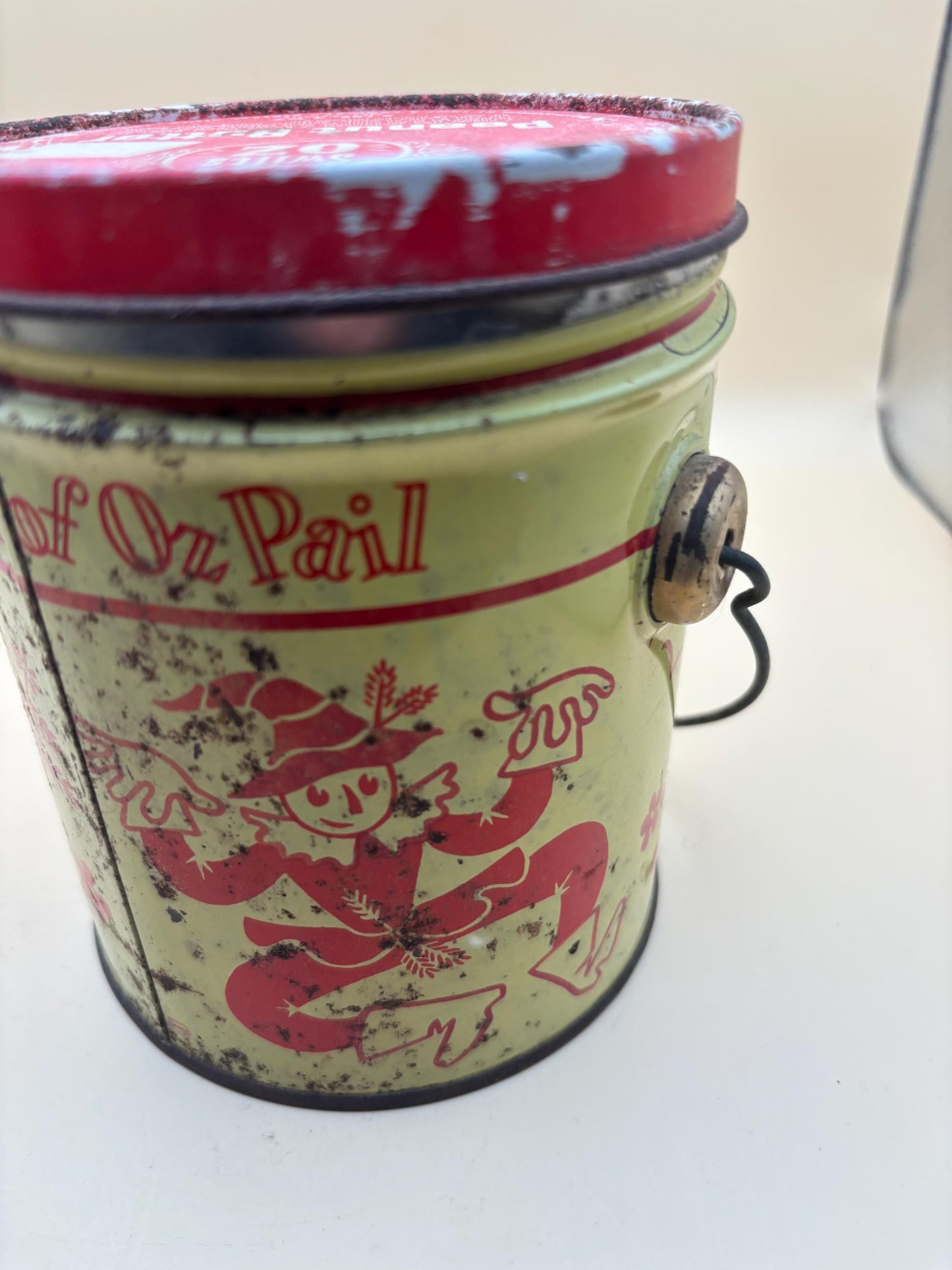 Vintage Wizard of Oz Peanut Butter Tin Pail with Lid Lover Antiques and Vintage
