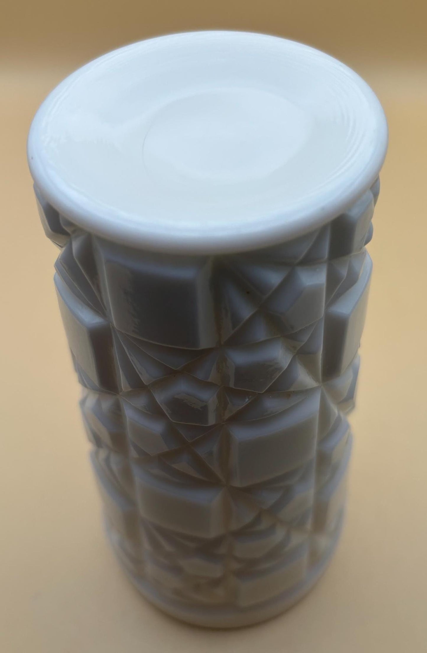 Vintage Westmoreland Diamond Cut Tumbler Cup Lover Antiques and Vintage
