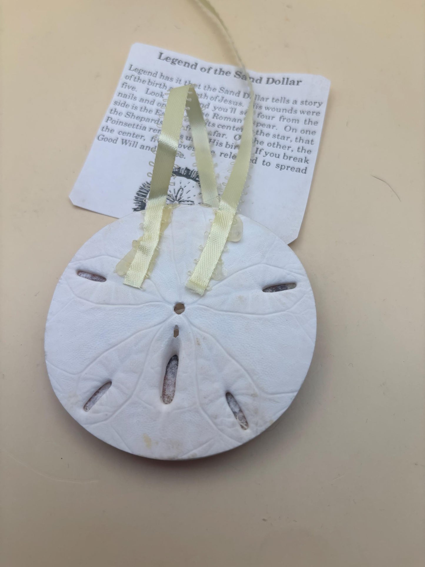 Vintage Wizard of Oz Sand Dollar Legend Ornament Lover Antiques and Vintage