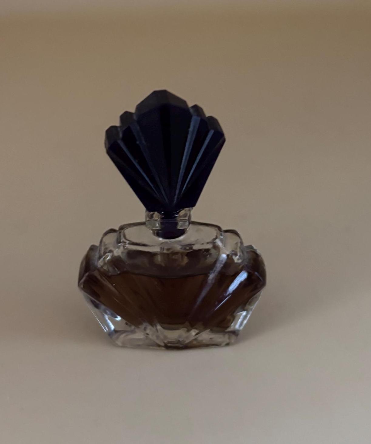 Vintage Passion Perfume by Elizabeth Taylor Black Handle Miniature Bottle Fan Flare Miniature Perfume Lover Antiques and Vintage