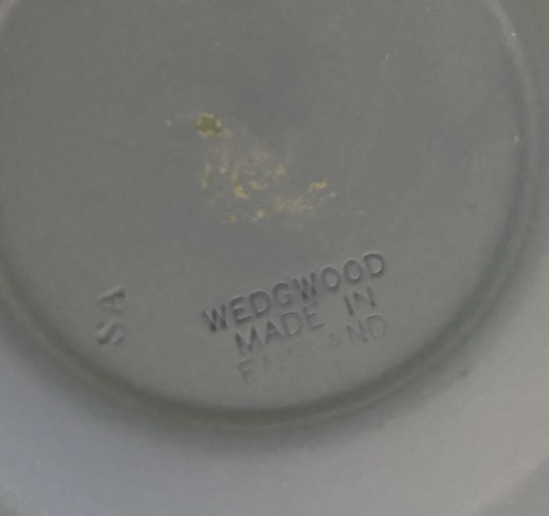 Vintage Wedgwood Josiah Barttlett Blue Jasperware Plate Lover Antiques and Vintage