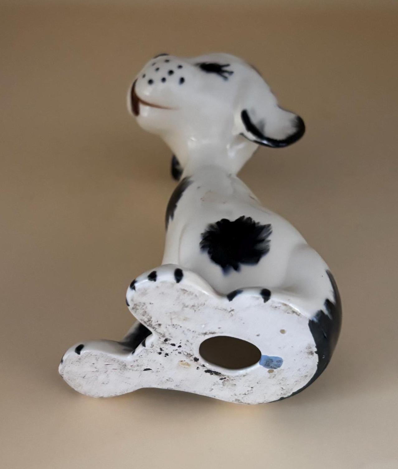 Vintage Dalmatian Dog Hand Painted Japan Figurine Animal Figure Lover Antiques and Vintage