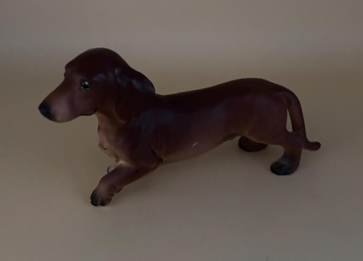 Vintage Dachshund Dog Hand Painted Japan Figurine Animal Figure Lover Antiques and Vintage