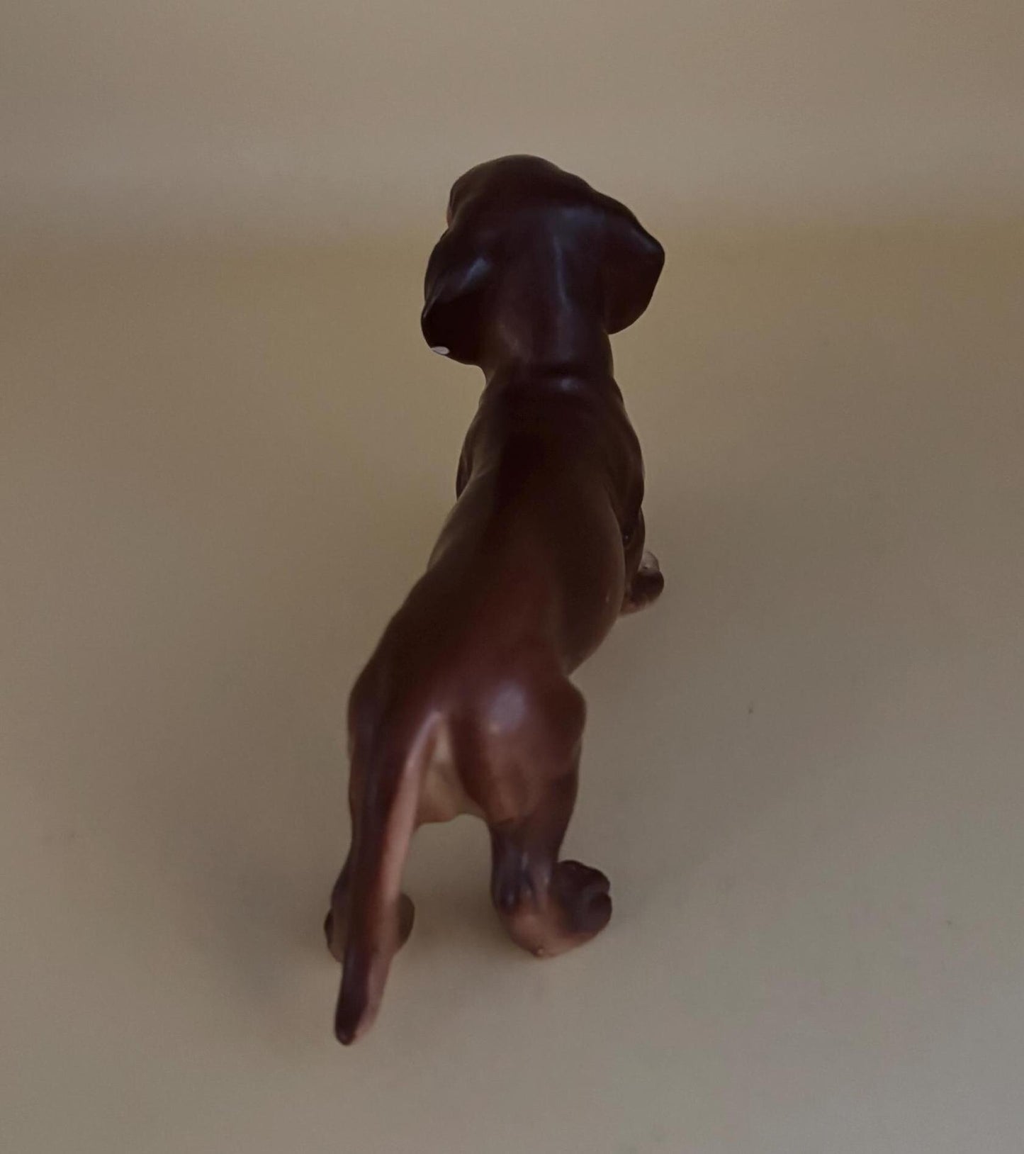 Vintage Dachshund Dog Hand Painted Japan Figurine Animal Figure Lover Antiques and Vintage