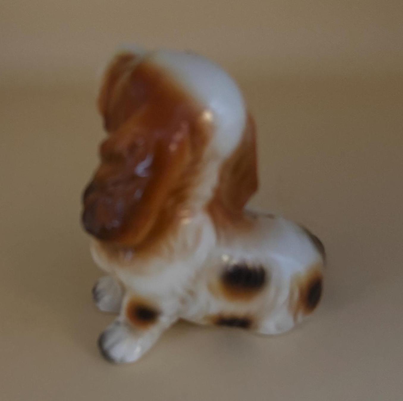 Vintage Cocker Spaniel Dog Hand Painted Japan Figurine Animal Figure Lover Antiques and Vintage