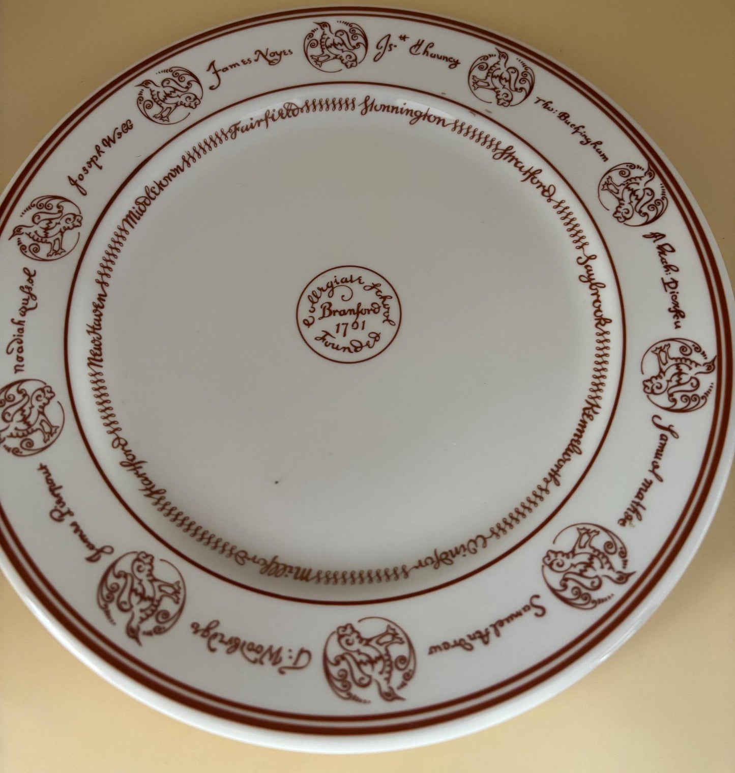 Vintage Bradford School Plate by Syracuse China Lover Antiques and Vintage