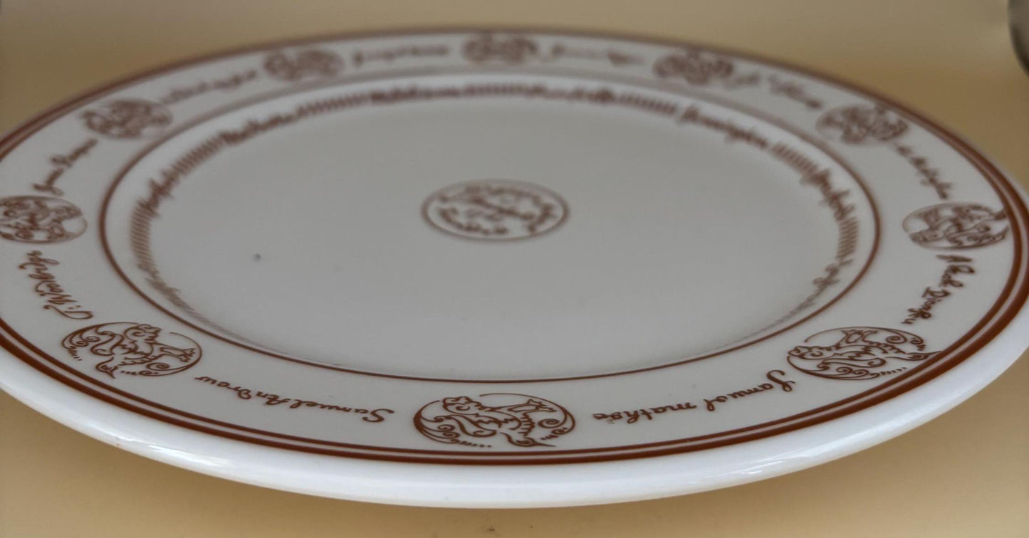 Vintage Bradford School Plate by Syracuse China Lover Antiques and Vintage