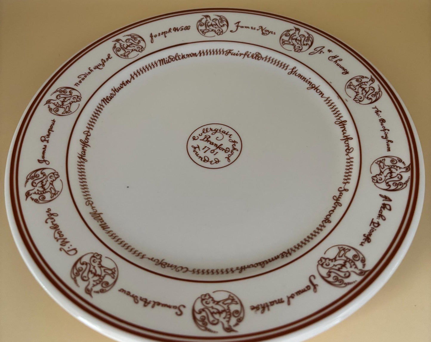 Vintage Bradford School Plate by Syracuse China Lover Antiques and Vintage