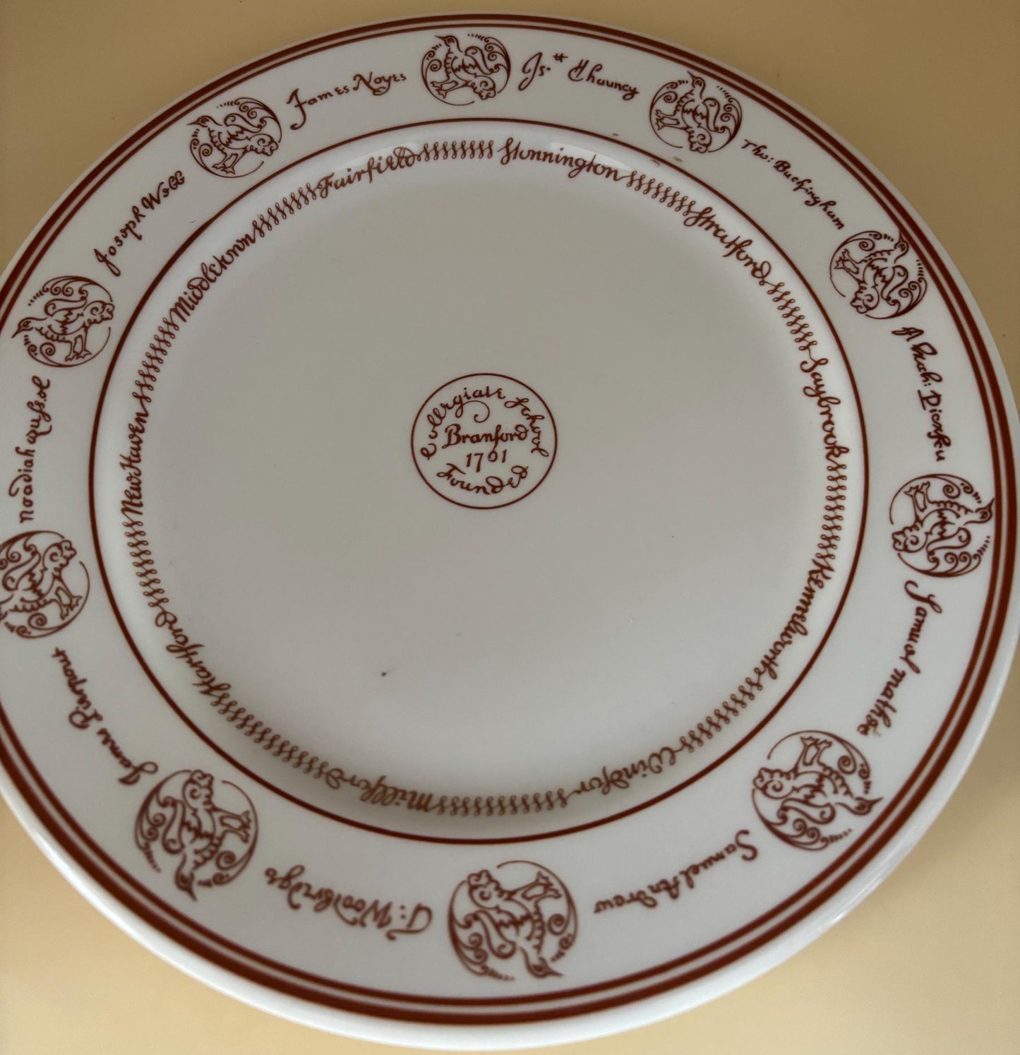 Vintage Bradford School Plate by Syracuse China Lover Antiques and Vintage