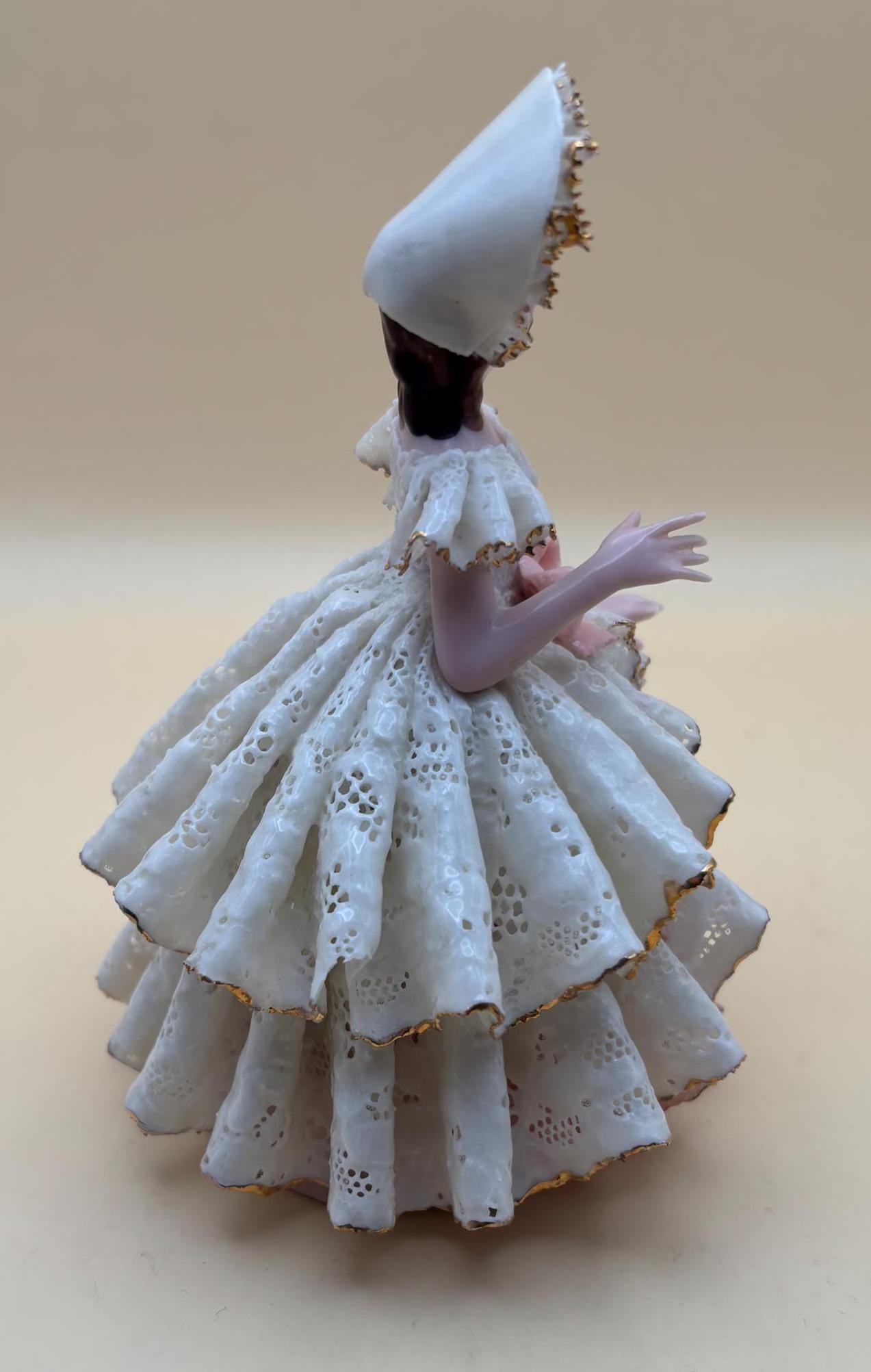 Vintage Original Heirlooms Arlene Signed Number 31 Fine China Girl Figurine Lover Antiques and Vintage