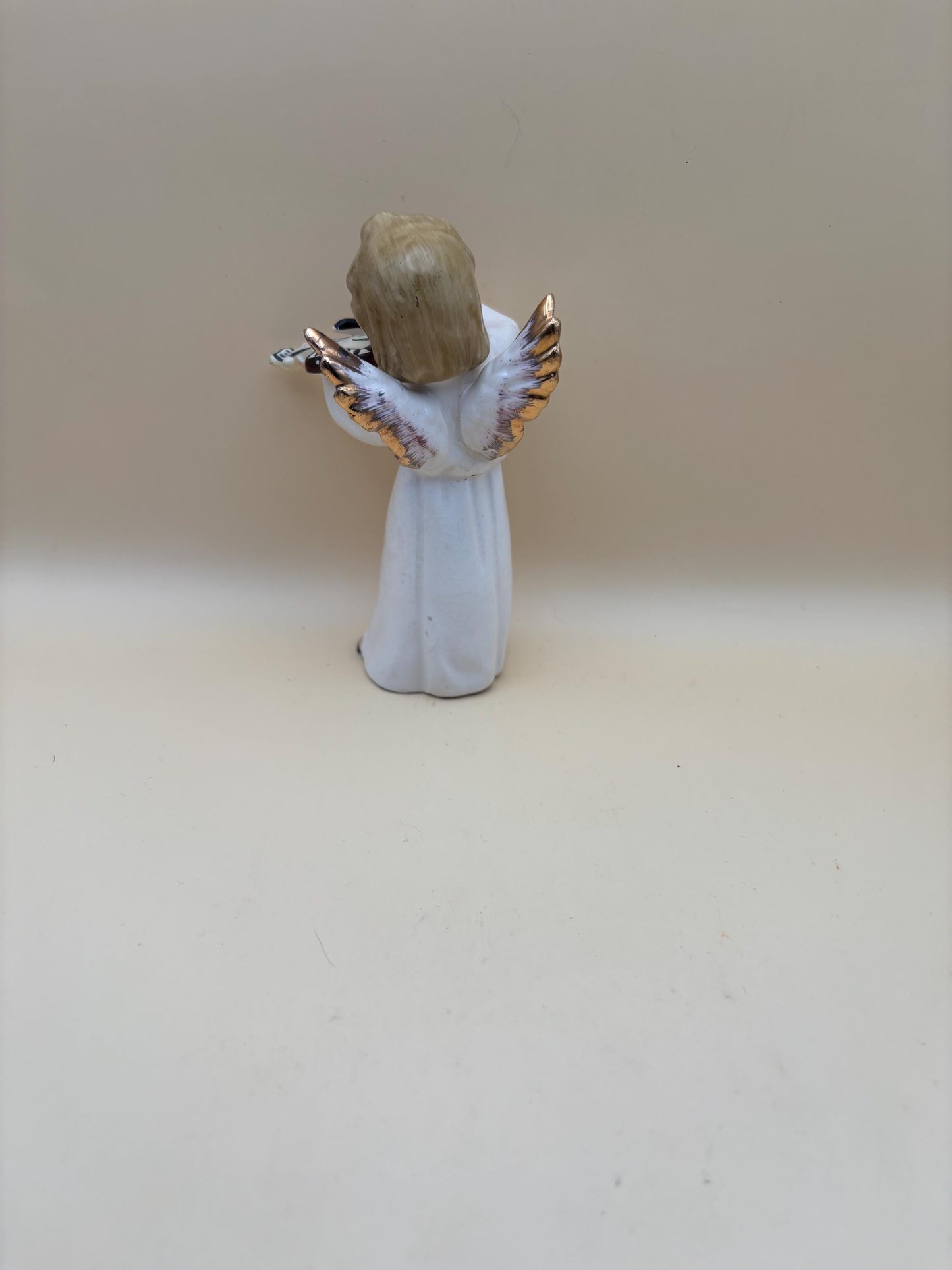Vintage Napco Angel with Violin Figurine Fine China Angel No. C282WB Lover Antiques and Vintage