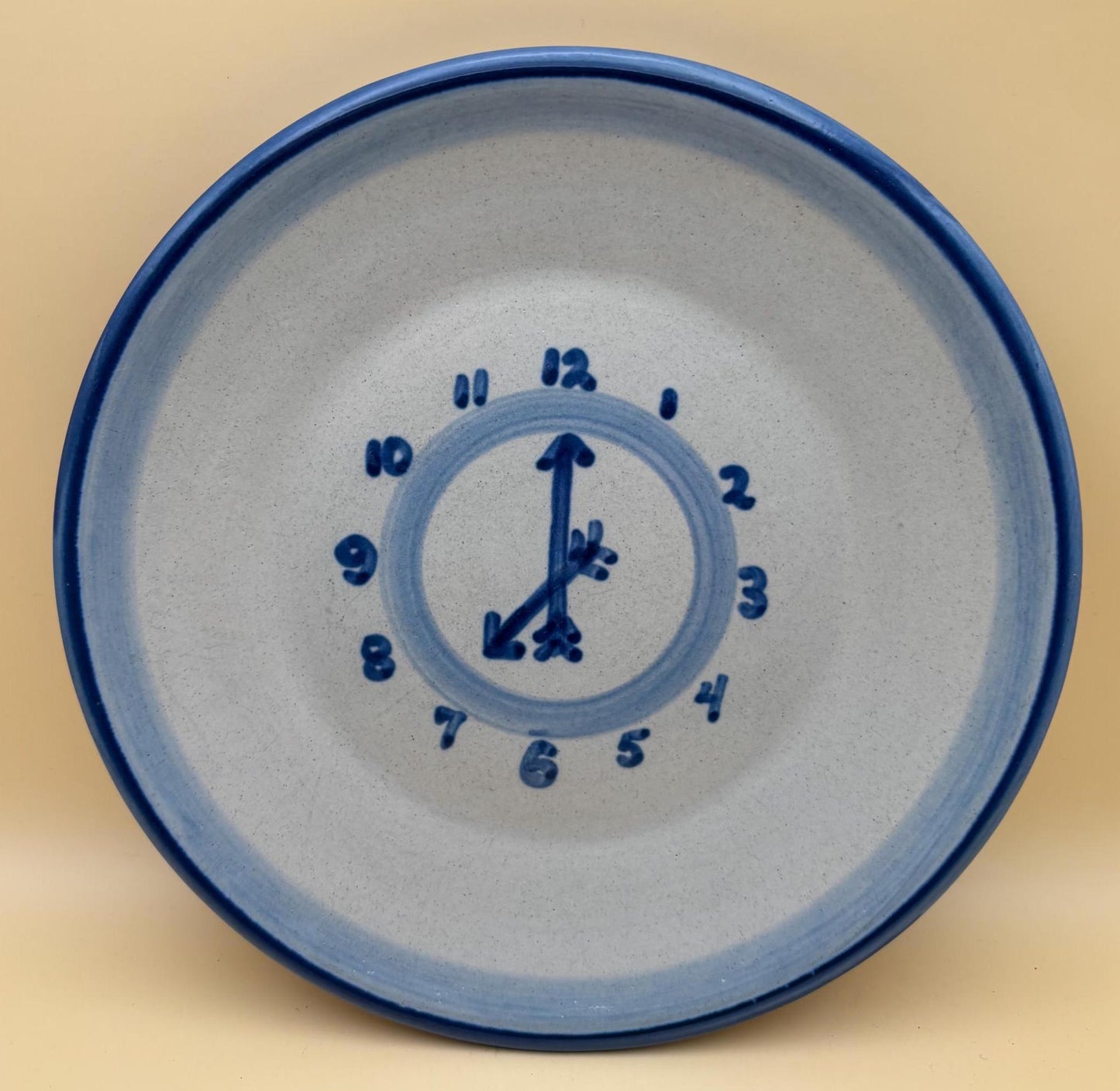 Vintage MA Hadley Clock Plate 7:00 Lover Antiques and Vintage