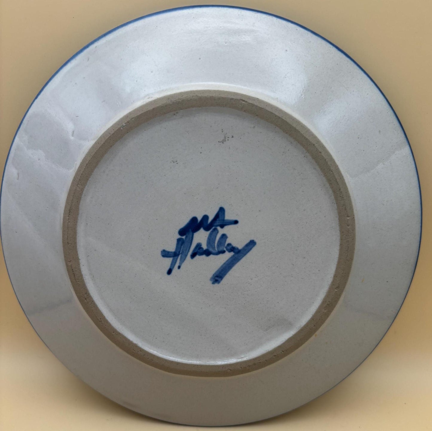 Vintage MA Hadley Clock Plate 7:00 Lover Antiques and Vintage