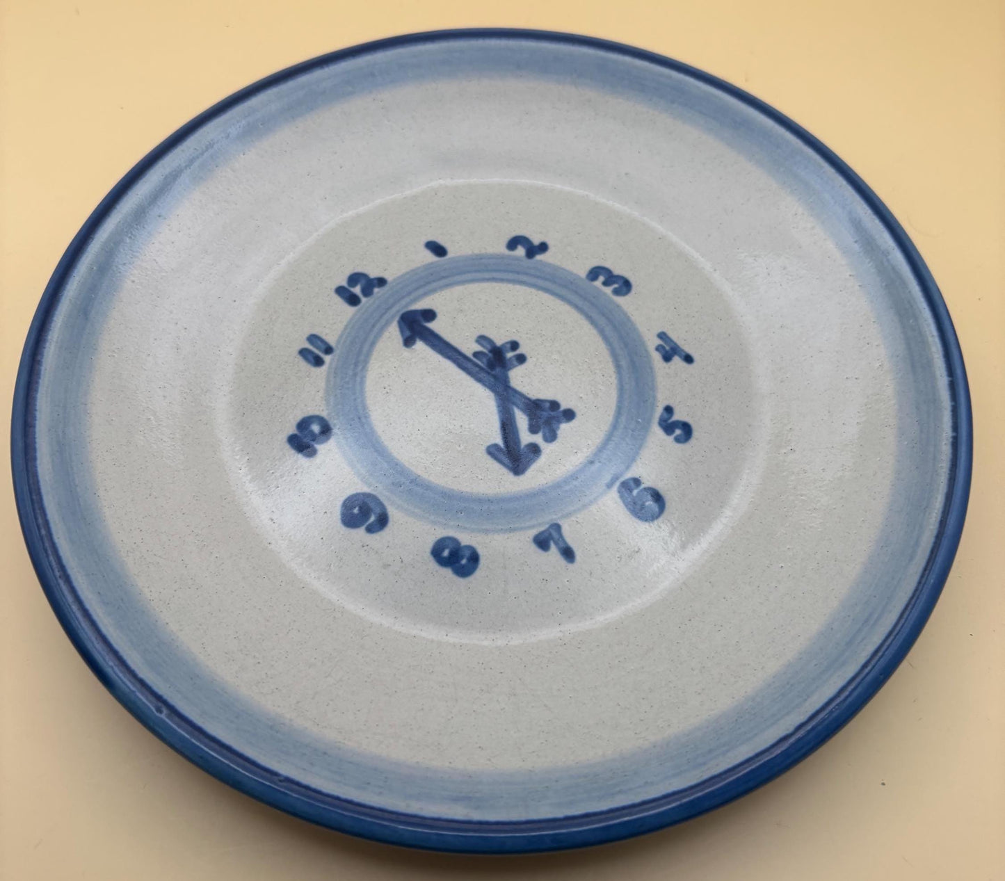 Vintage MA Hadley Clock Plate 7:00 Lover Antiques and Vintage
