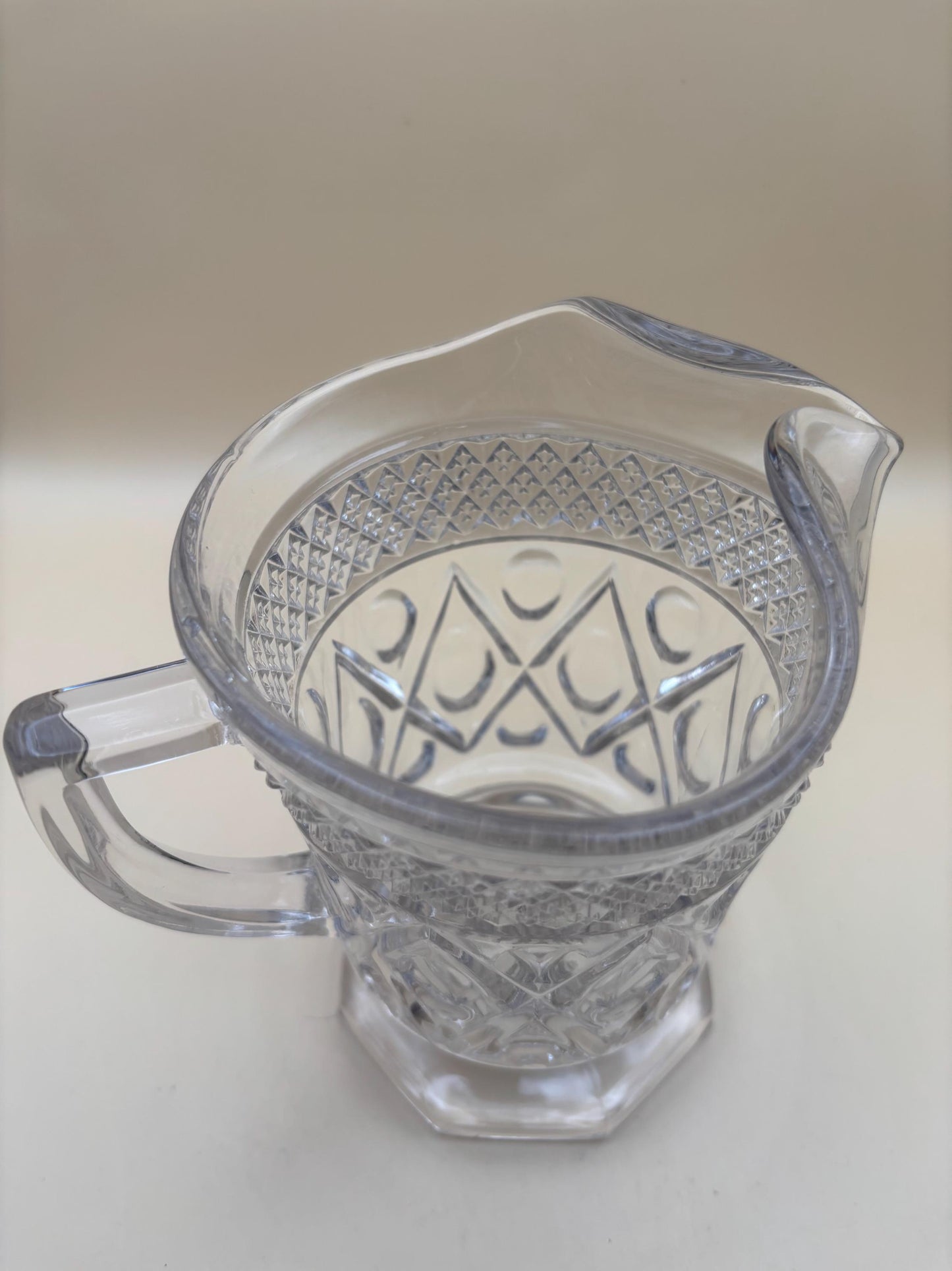 Vintage Duncan & Miller Hobnail Champagne Glass with Pedestal Lover Antiques and Vintage