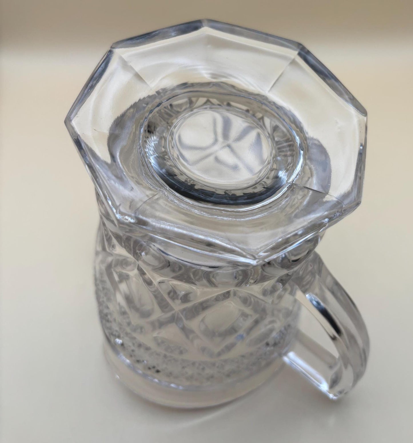 Vintage Cape Cod Glass Pitcher or Glass Creamer Footed Imperial Glass Lover Antiques and Vintage