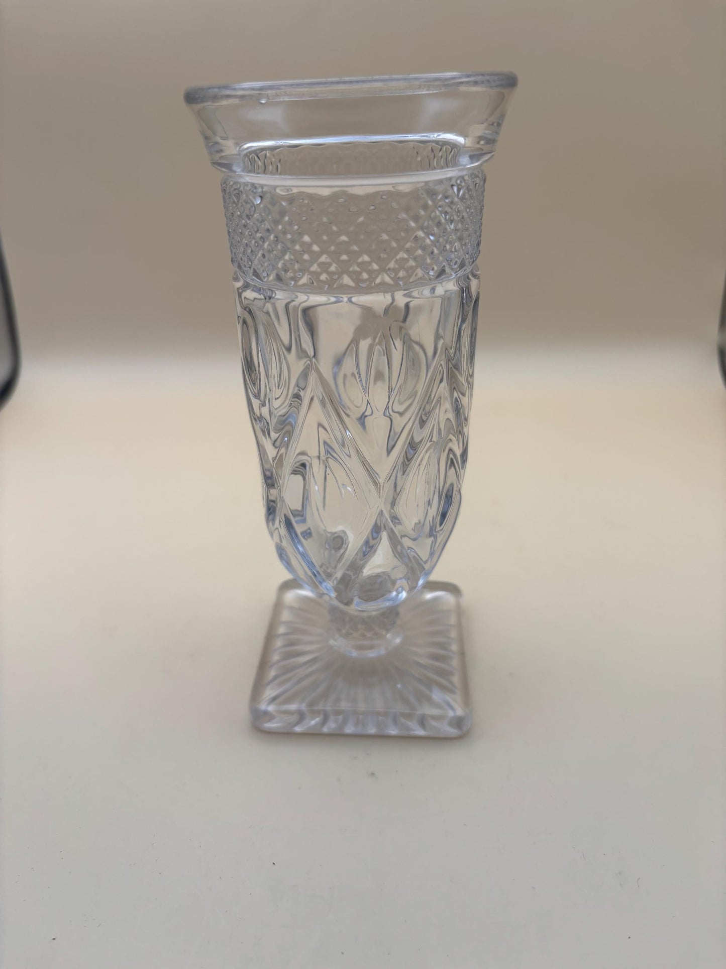 Vintage Duncan & Miller Hobnail Champagne Glass with Pedestal Lover Antiques and Vintage