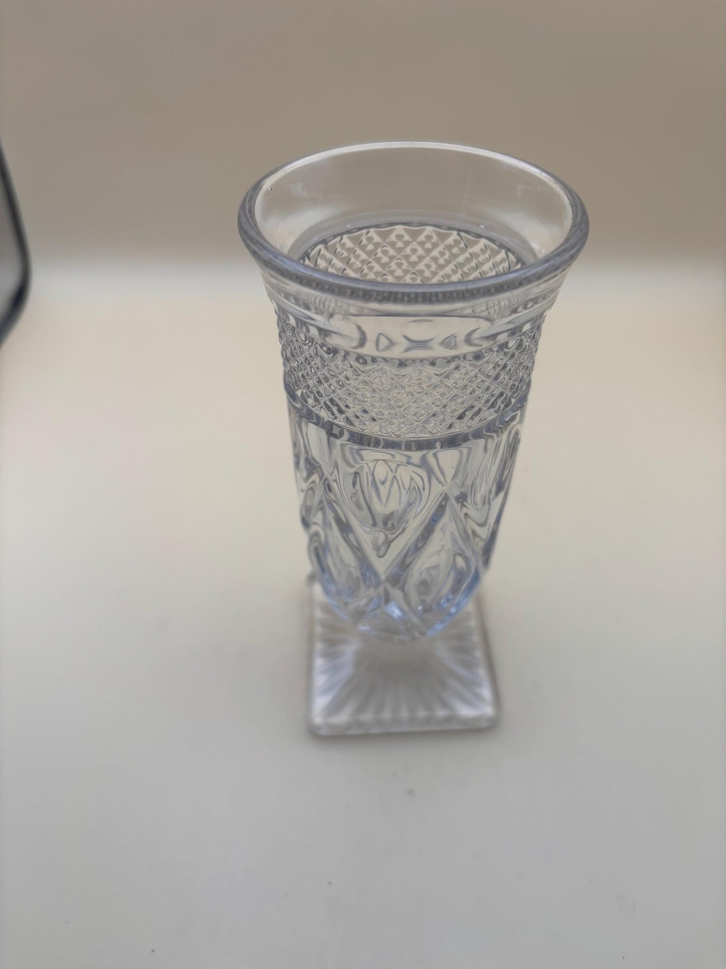 Vintage Duncan & Miller Hobnail Champagne Glass with Pedestal Lover Antiques and Vintage