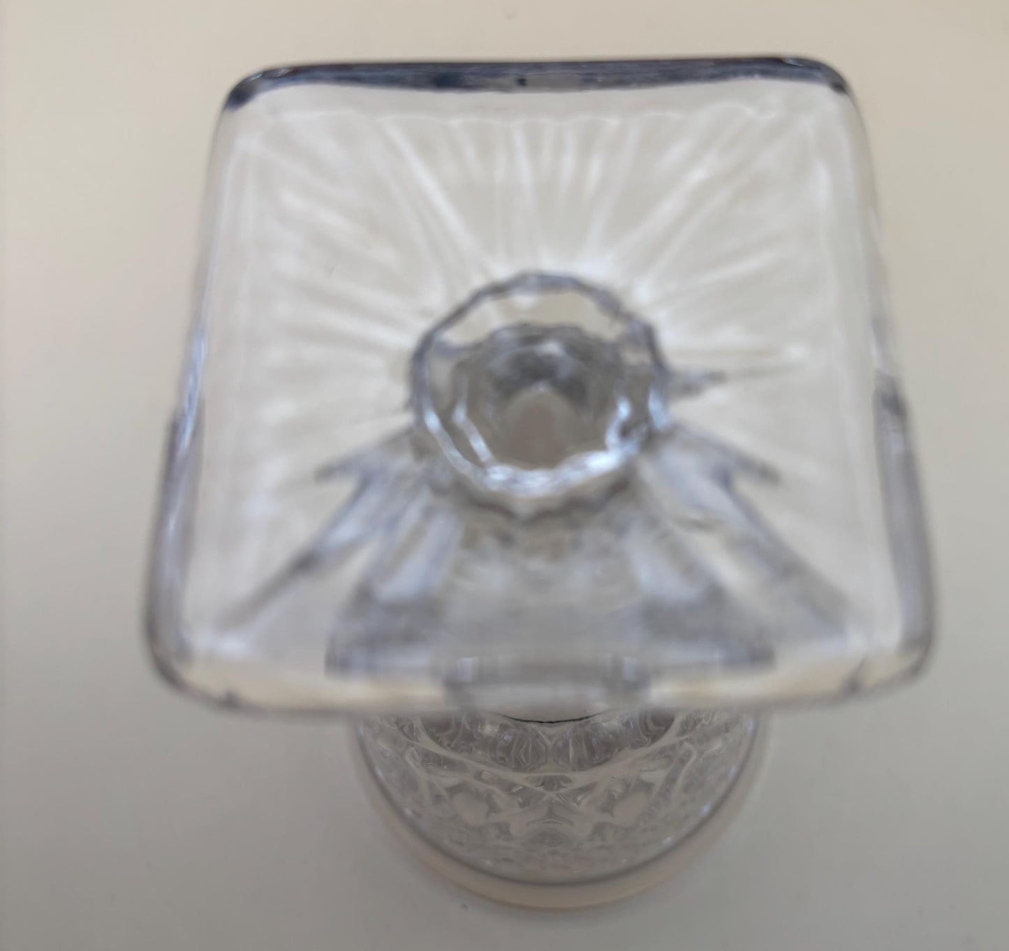 Antique Cape Cod Wine Glass or Goblet with Square Base Cup Lover Antiques and Vintage