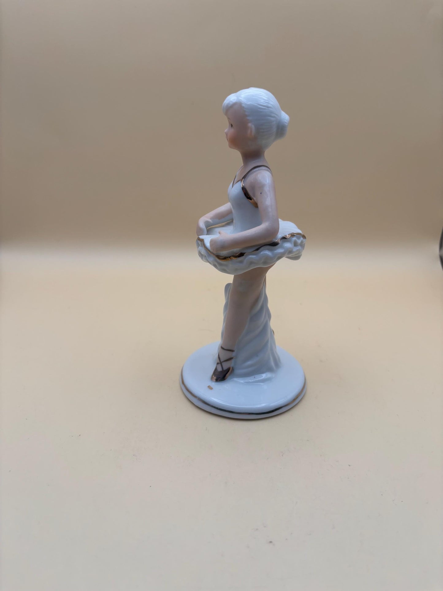 Vintage Elegante Sterling Heights MI Ballerina Fine China Girl Dancer with Pink Made in Japan Girl Figurine Lover Antiques and Vintage