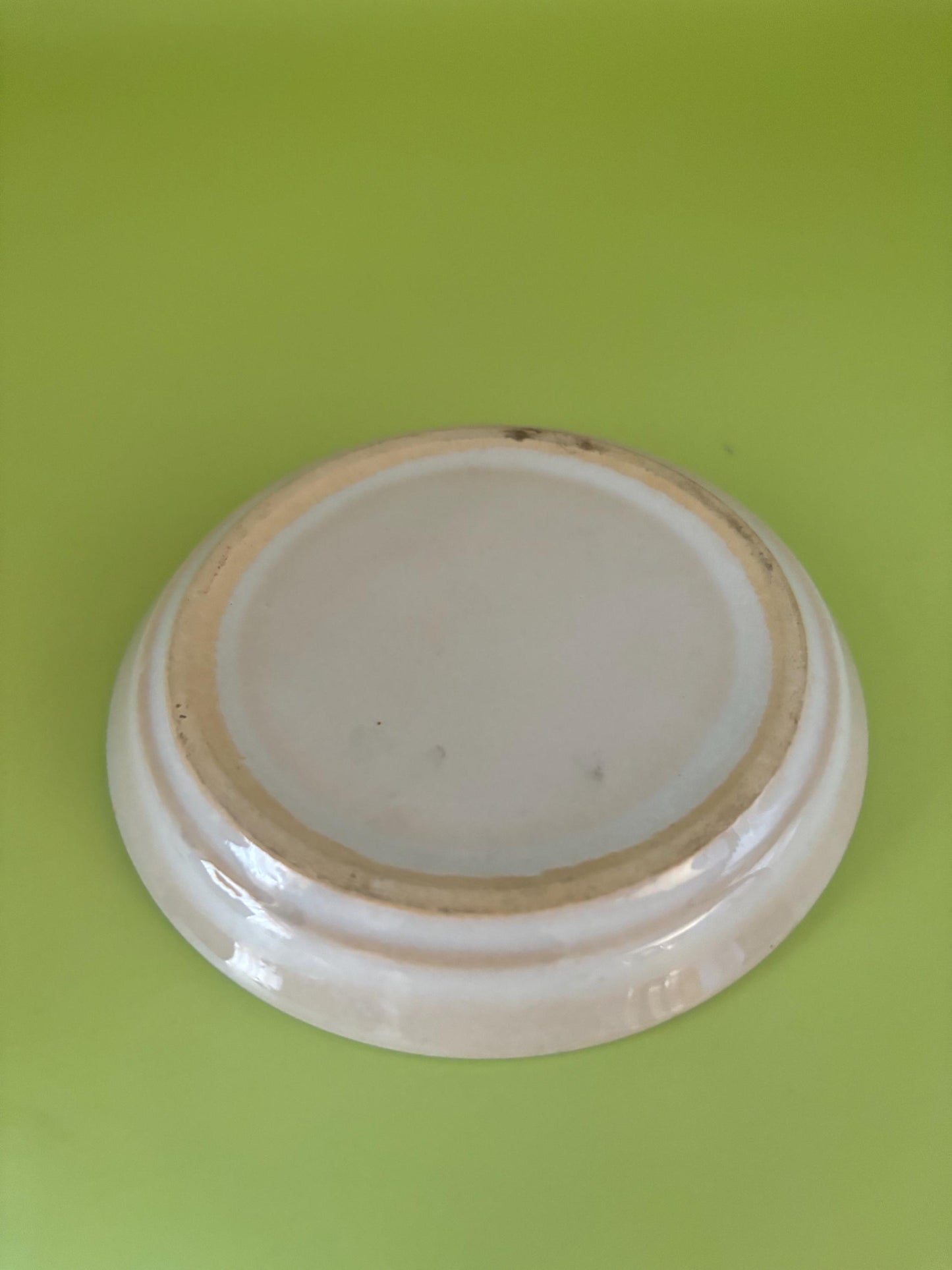 Vintage Green Marbled Coaster Lover Antiques and Vintage