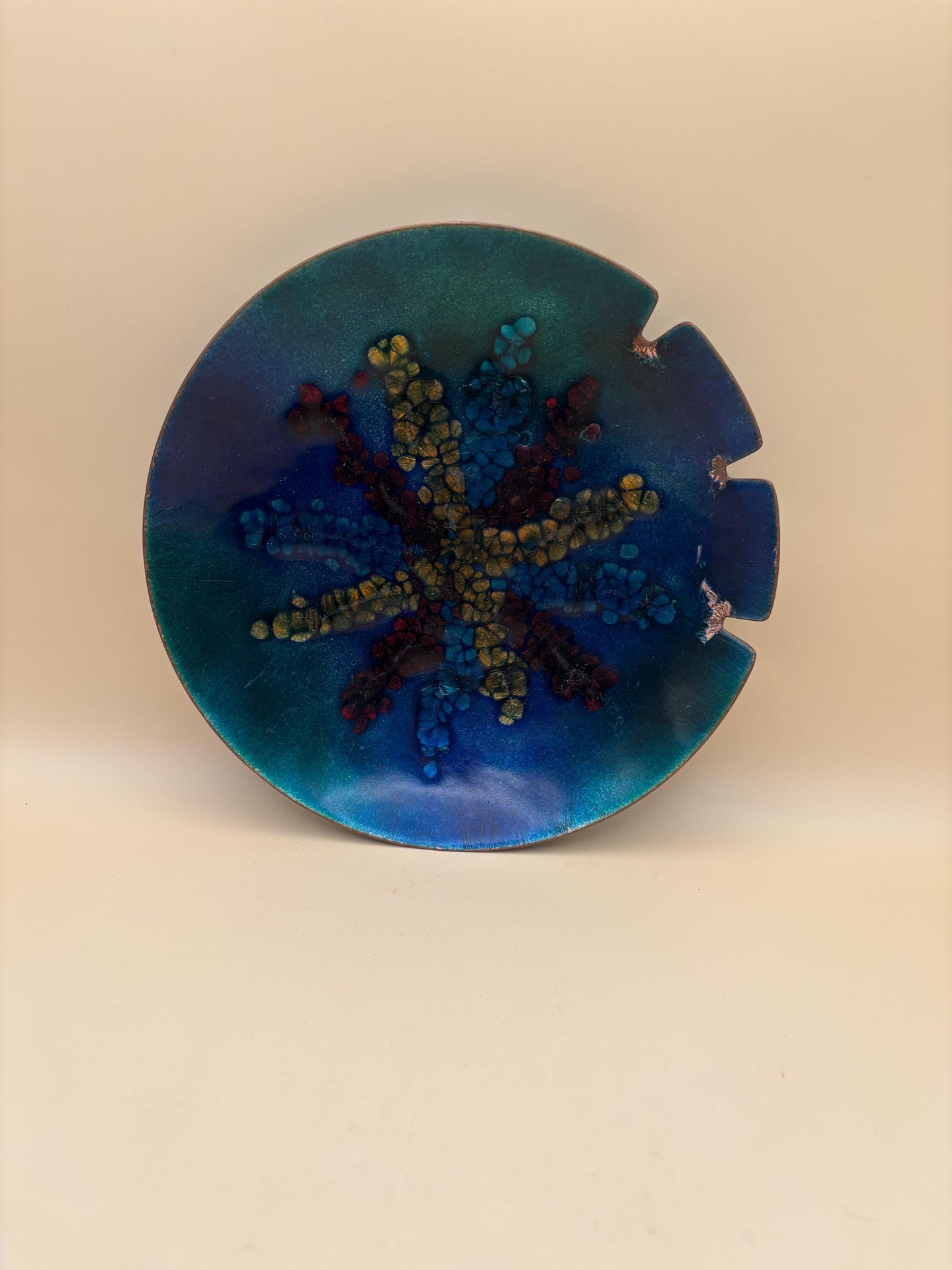 Vintage Hand Painted Coaster Choose Between 6 Colors Lover Antiques and Vintage