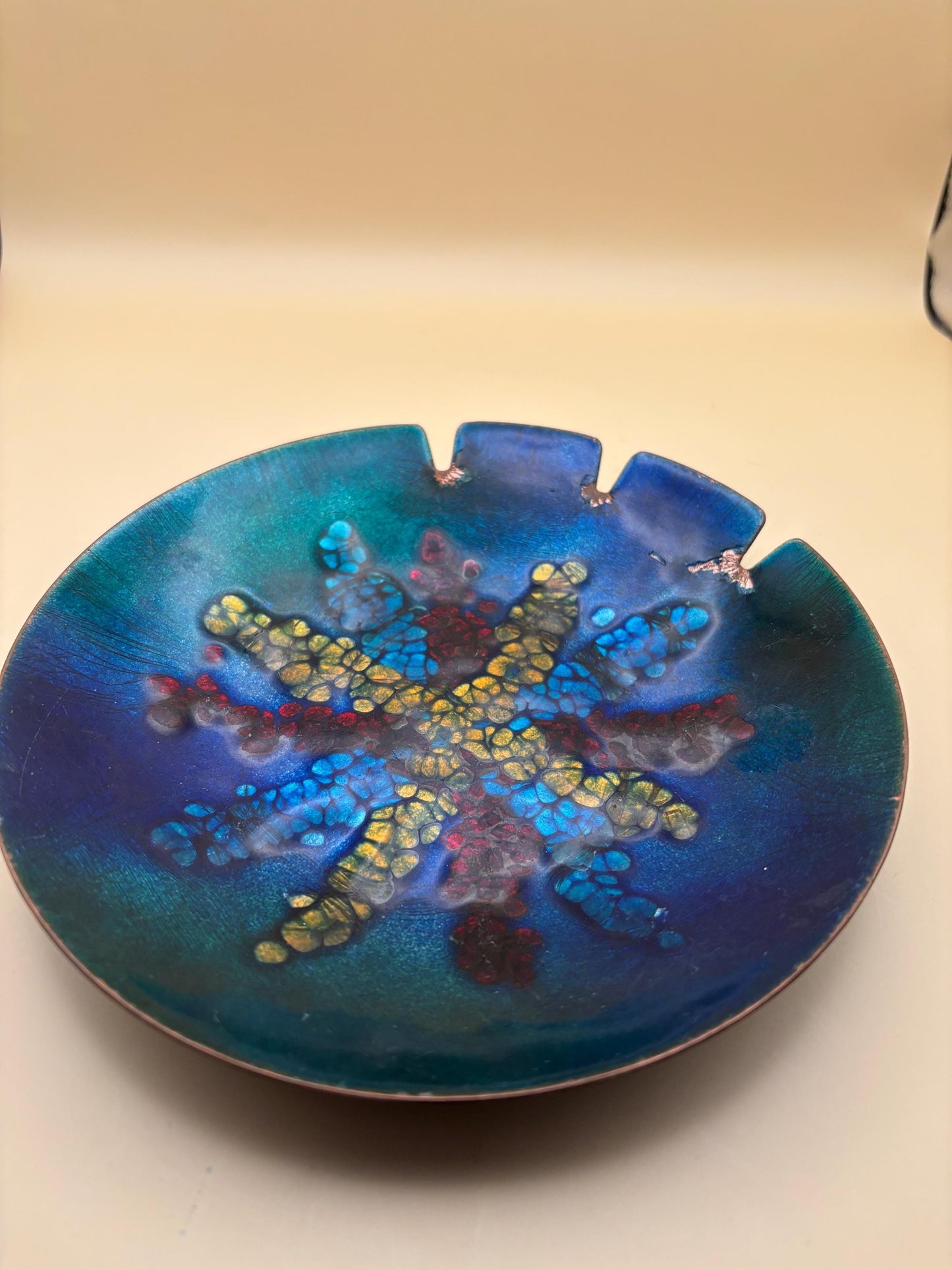 Vintage Hand Painted Coaster Choose Between 6 Colors Lover Antiques and Vintage