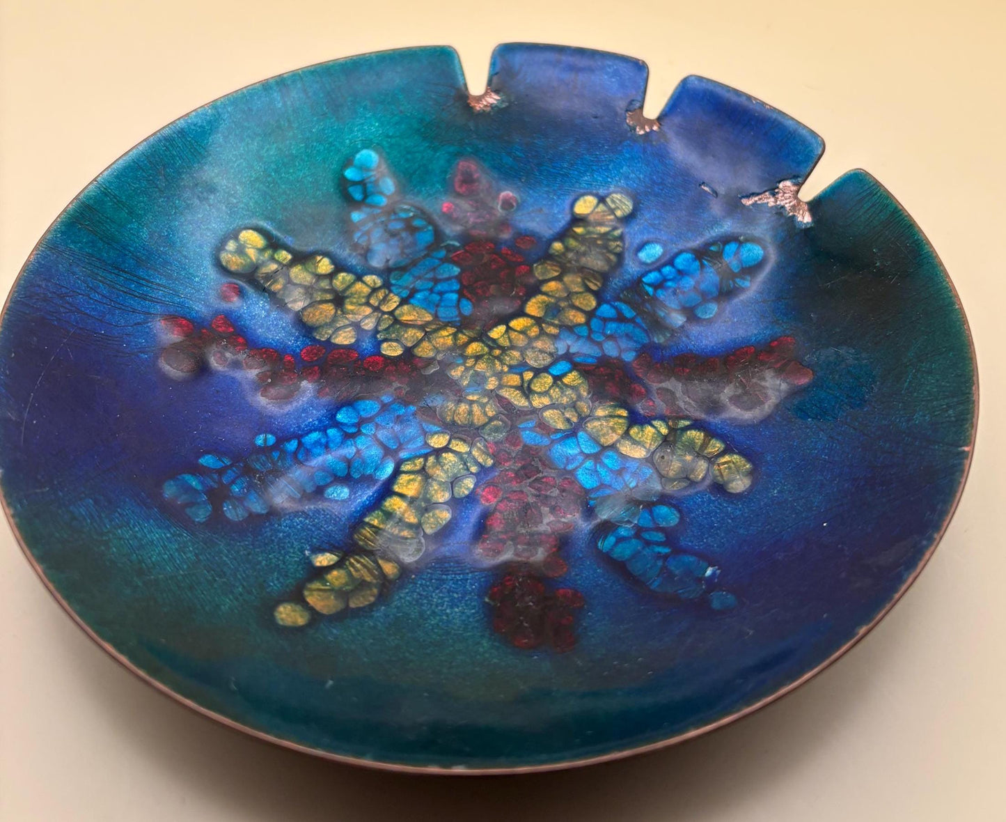 Vintage Hand Painted Coaster Choose Between 6 Colors Lover Antiques and Vintage