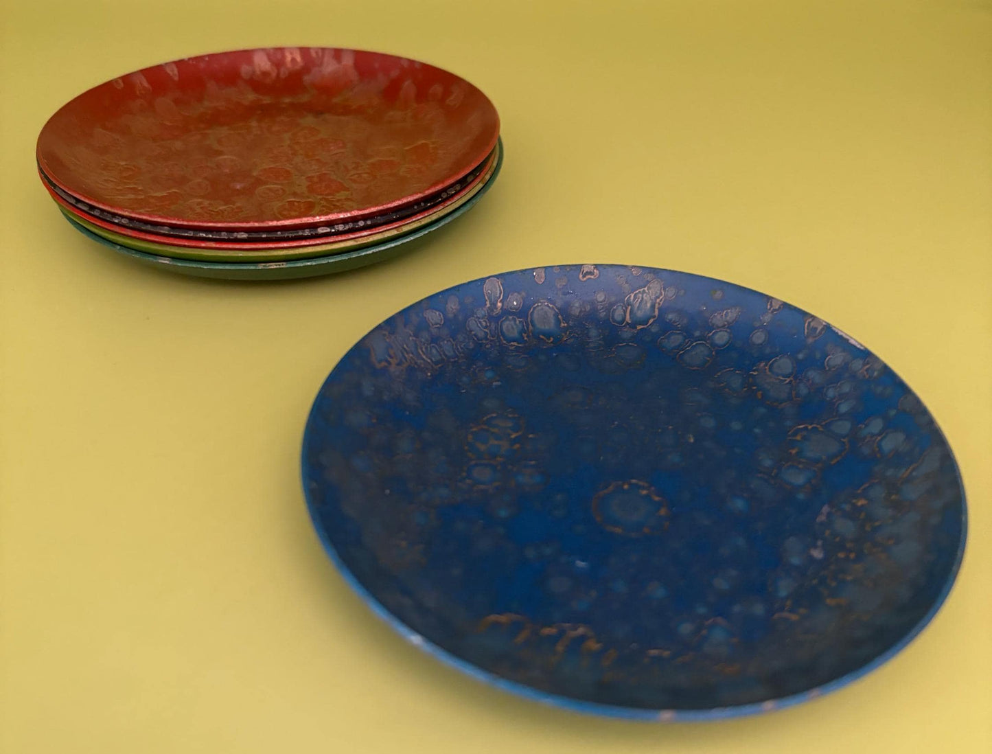 Vintage Hand Painted Coaster Choose Between 6 Colors Lover Antiques and Vintage