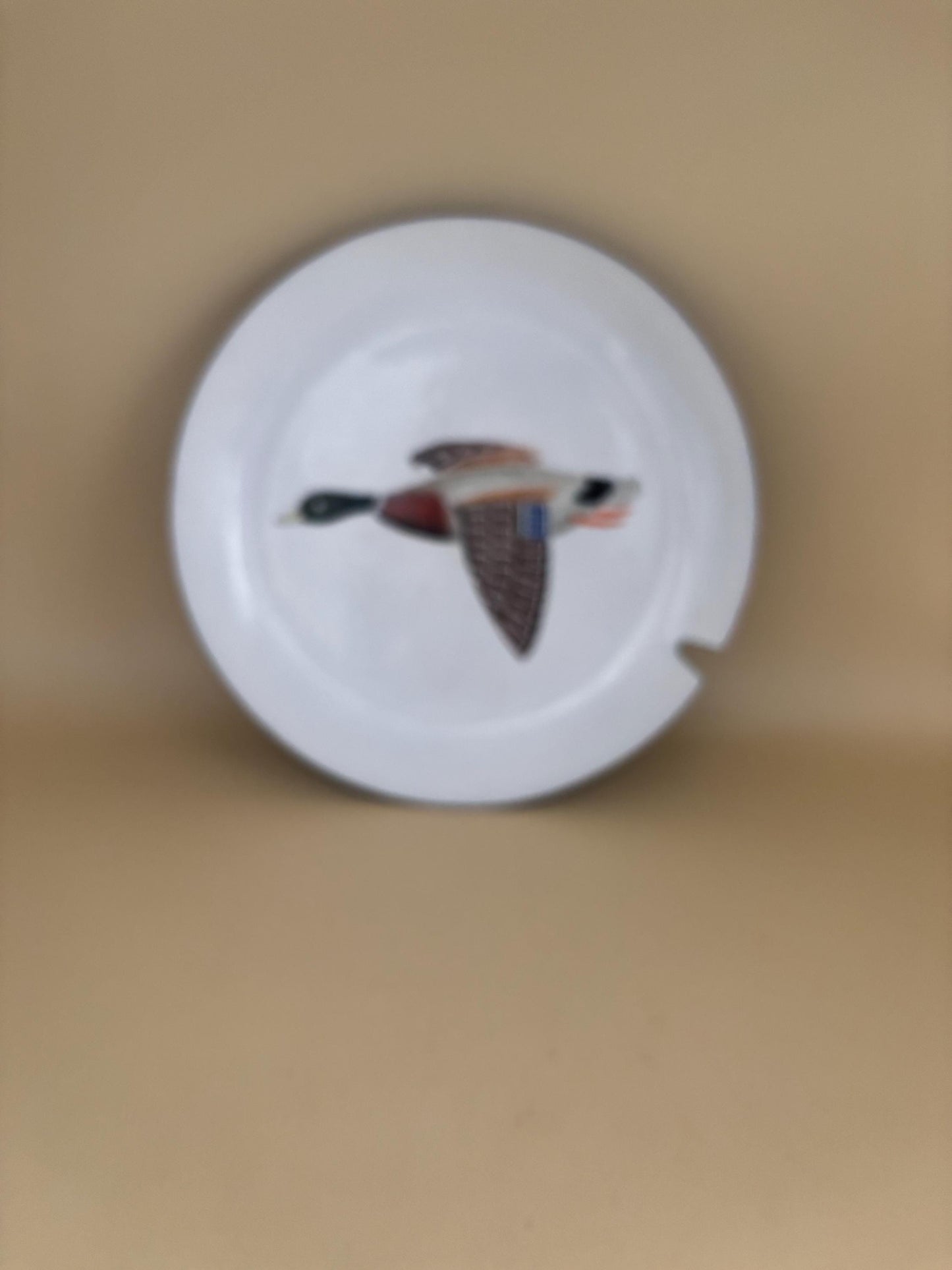 Vintage Mallard Enamel on Copper Plate Lover Antiques and Vintage