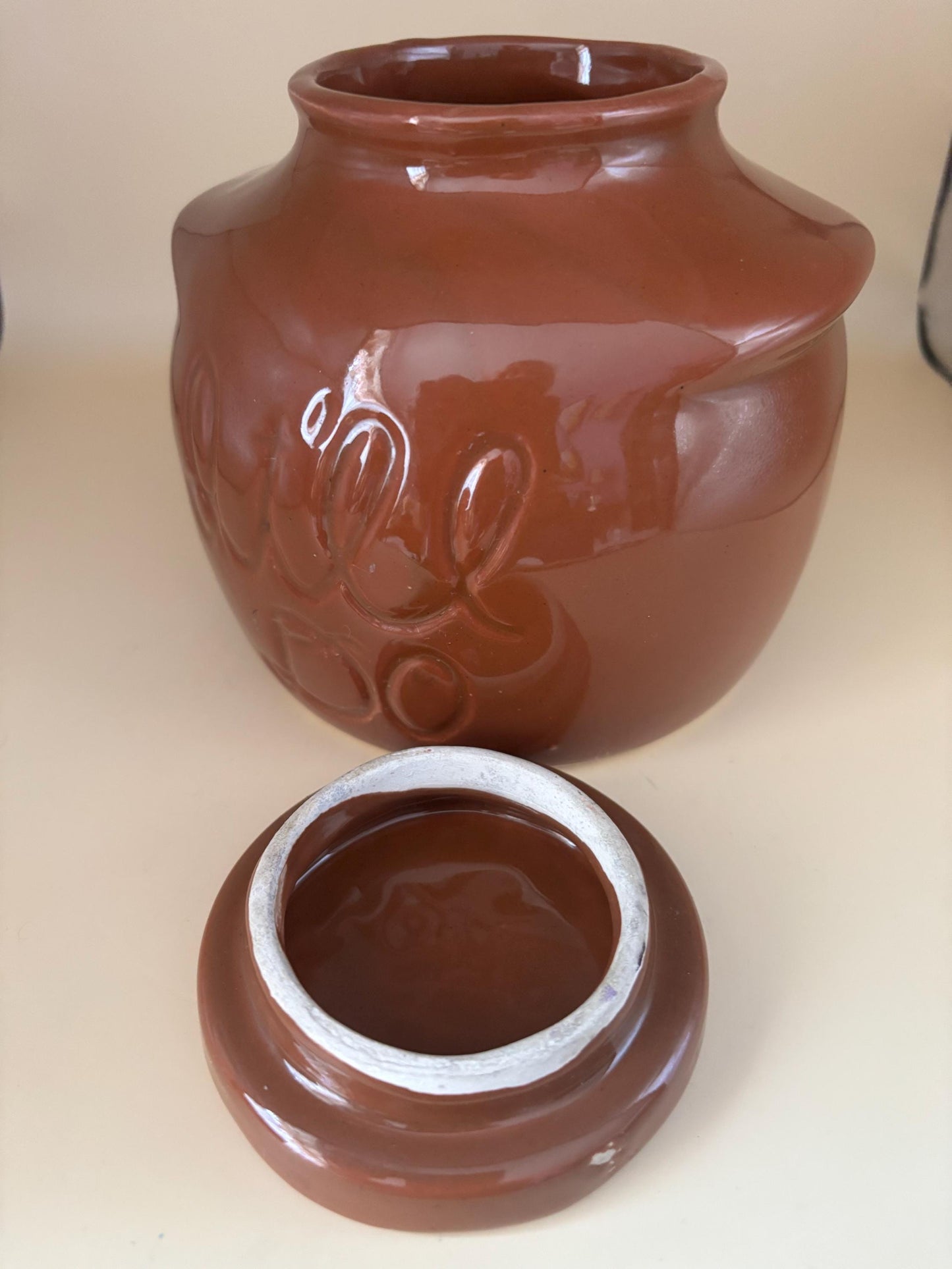 Vintage House of Webster Cookie Jar with Lid It'll Do Lidded Jar Container Lover Antiques and Vintage