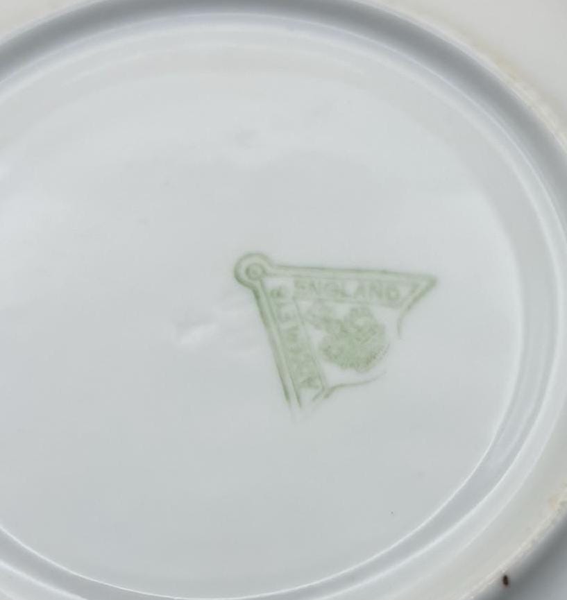 Vintage Adderley Ware China Blue Chelsea Bowl Sprig Porcelain Grape Lover Antiques and Vintage