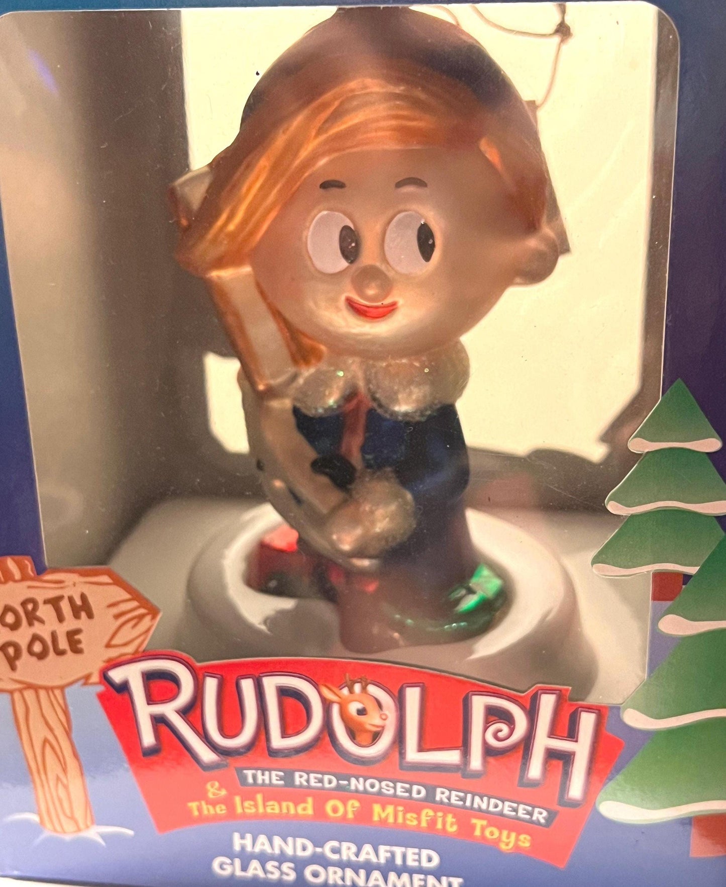 Vintage Hermie Ornament Rudolph The Red Nosed Reindeer by Brass Key Collection Made in USA Collectible Ornaments Rankin Bass Lover Antiques