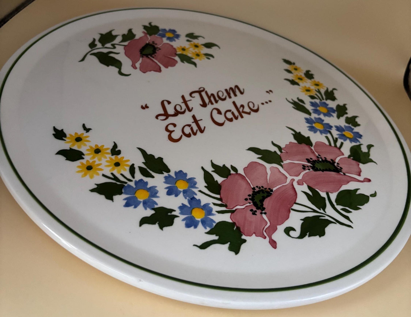 Vintage Hand Painted Coaster Choose Between 6 Colors Lover Antiques and Vintage