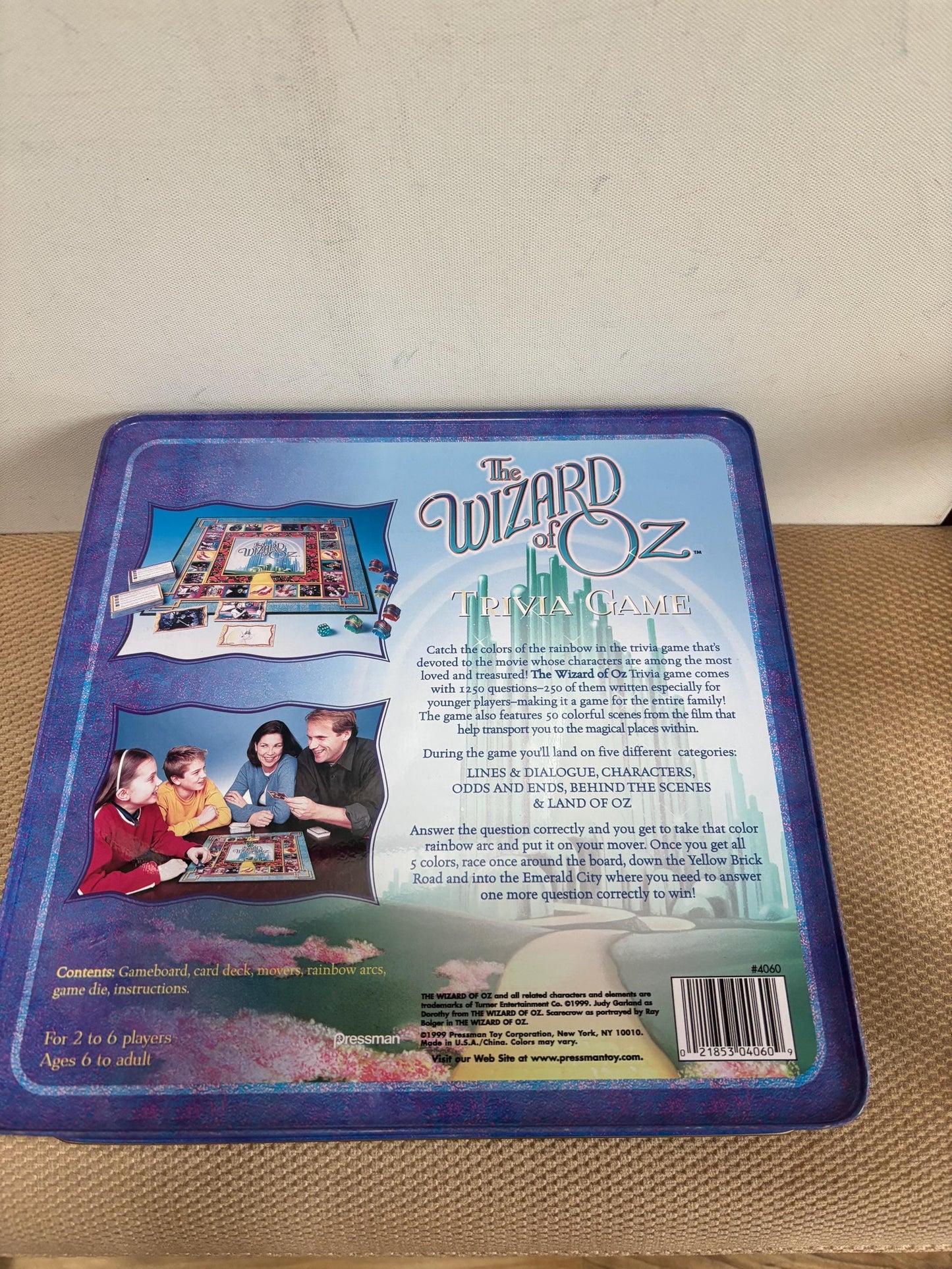 Vintage The Wizard of Oz Trivia Game Set Lover Antiques and Vintage